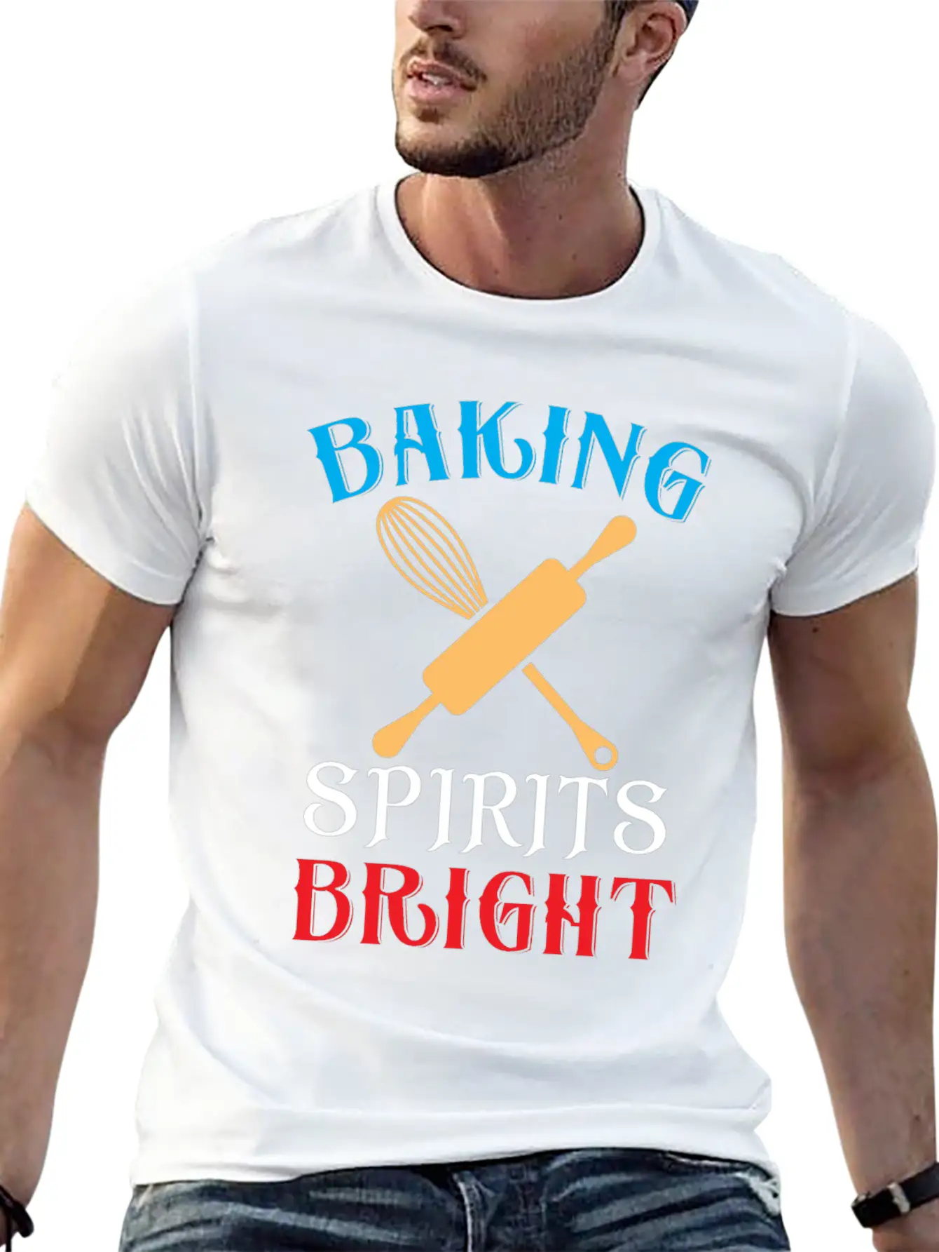 Baking Spirits Bright Essential Cotton Tee For Daily Outfits – Unisex Style