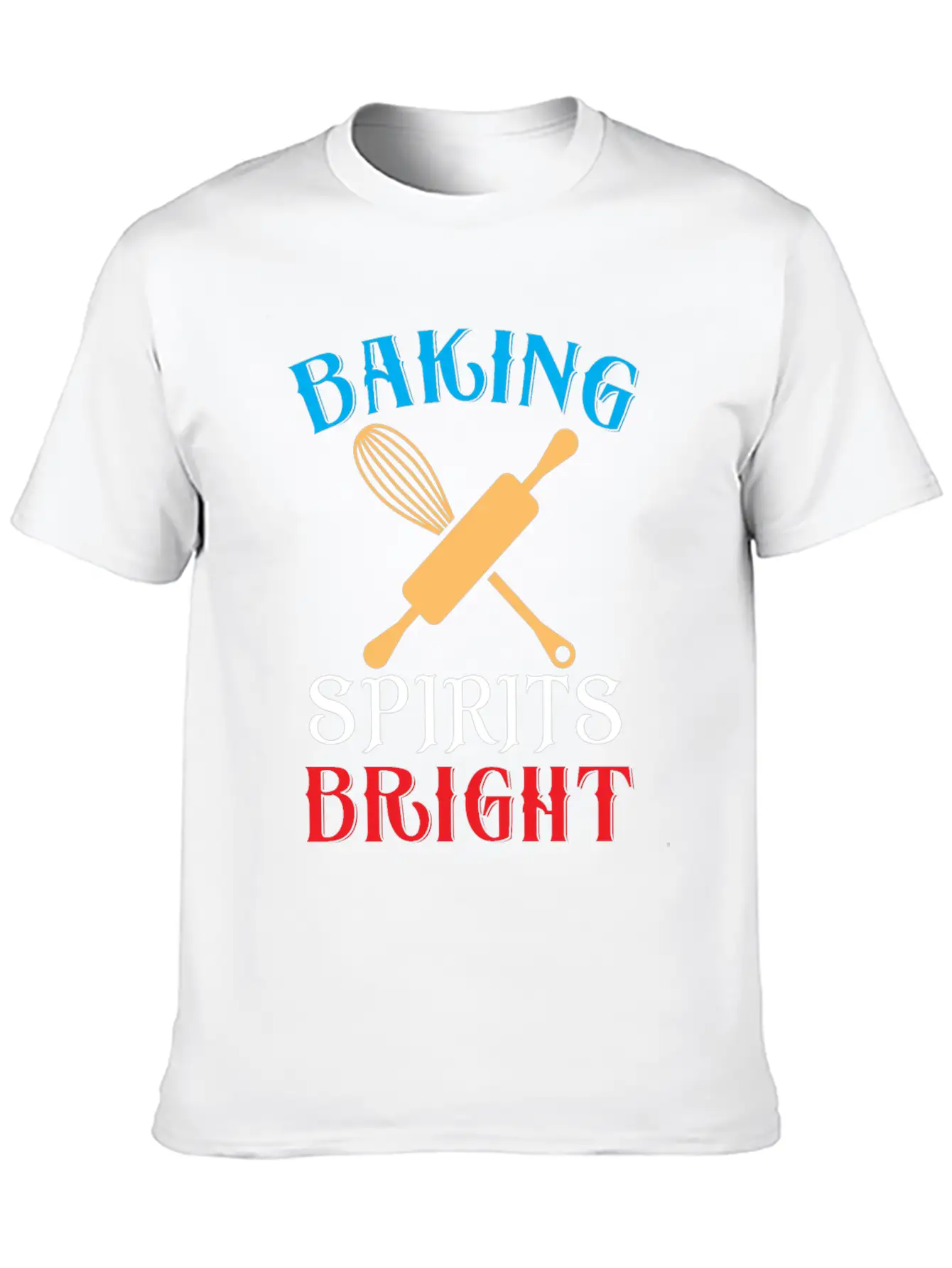 Baking Spirits Bright Essential Cotton Tee For Daily Outfits – Unisex Style