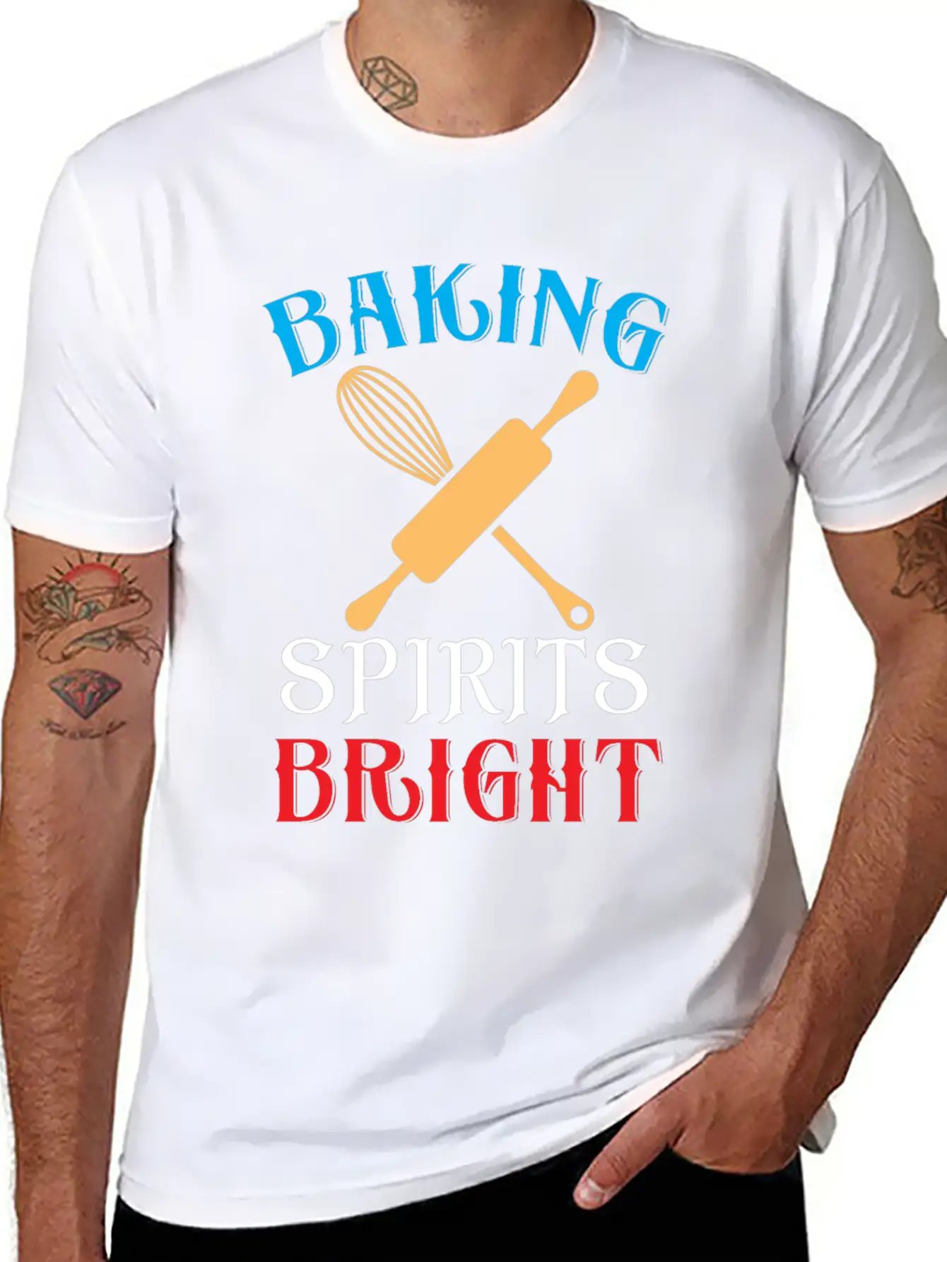 Baking Spirits Bright Essential Cotton Tee For Daily Outfits – Unisex Style