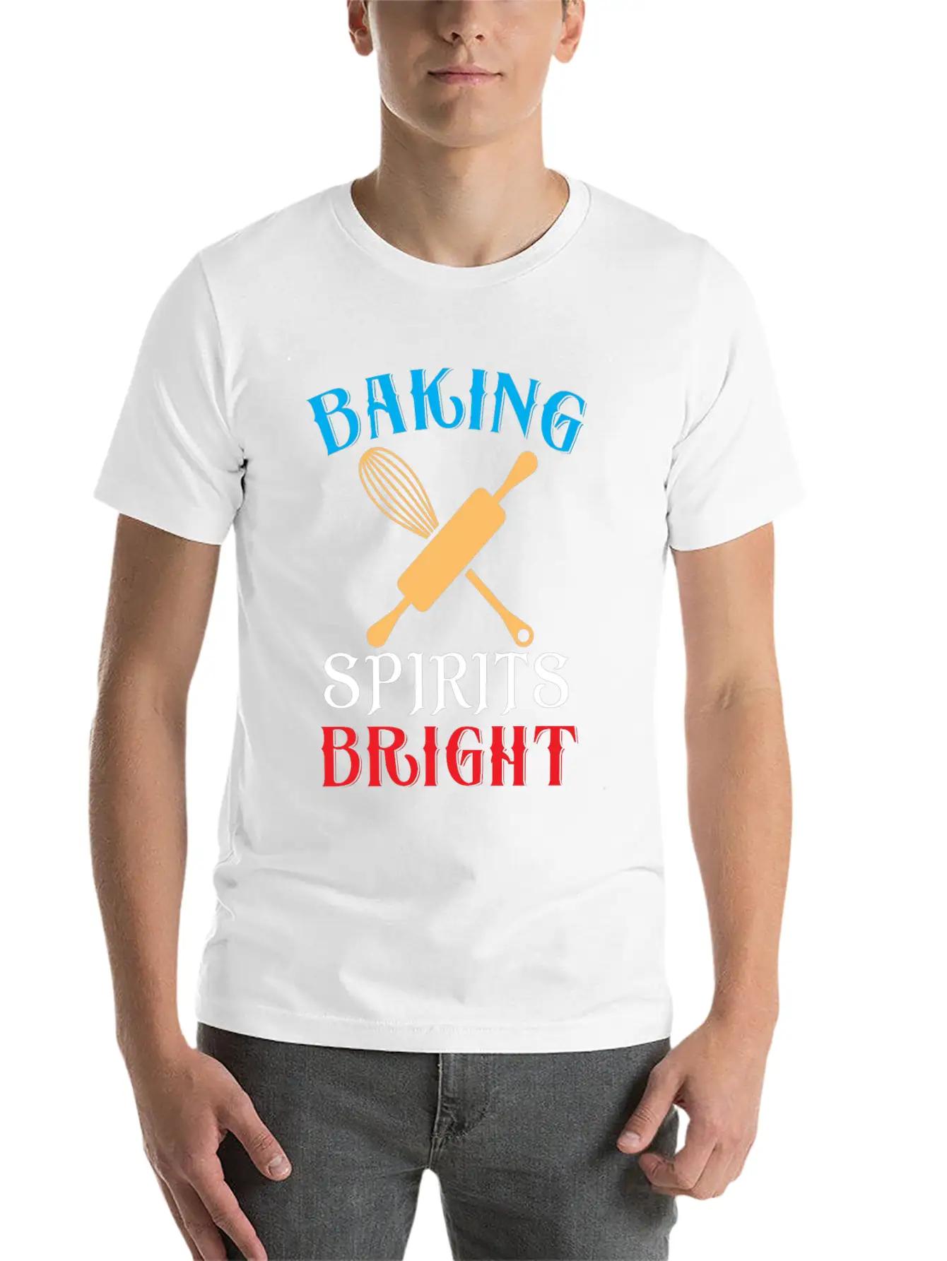 Baking Spirits Bright Essential Cotton Tee For Daily Outfits – Unisex Style