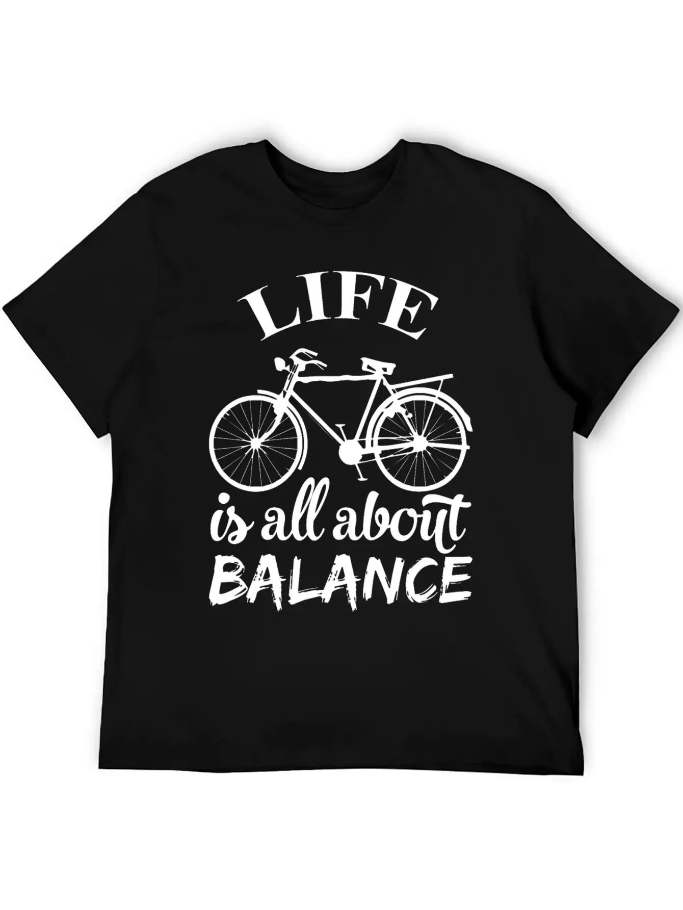 Balance Life Classic Fit Graphic Tee For Daily Comfort – Unisex Cotton Shirt