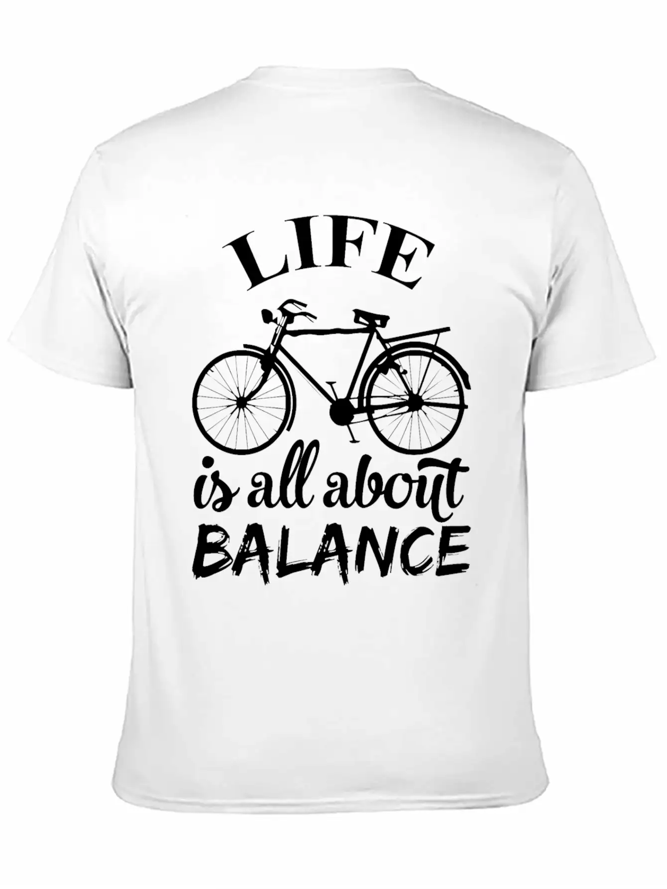 Balance Life Classic Fit Graphic Tee For Daily Comfort – Unisex Cotton Shirt