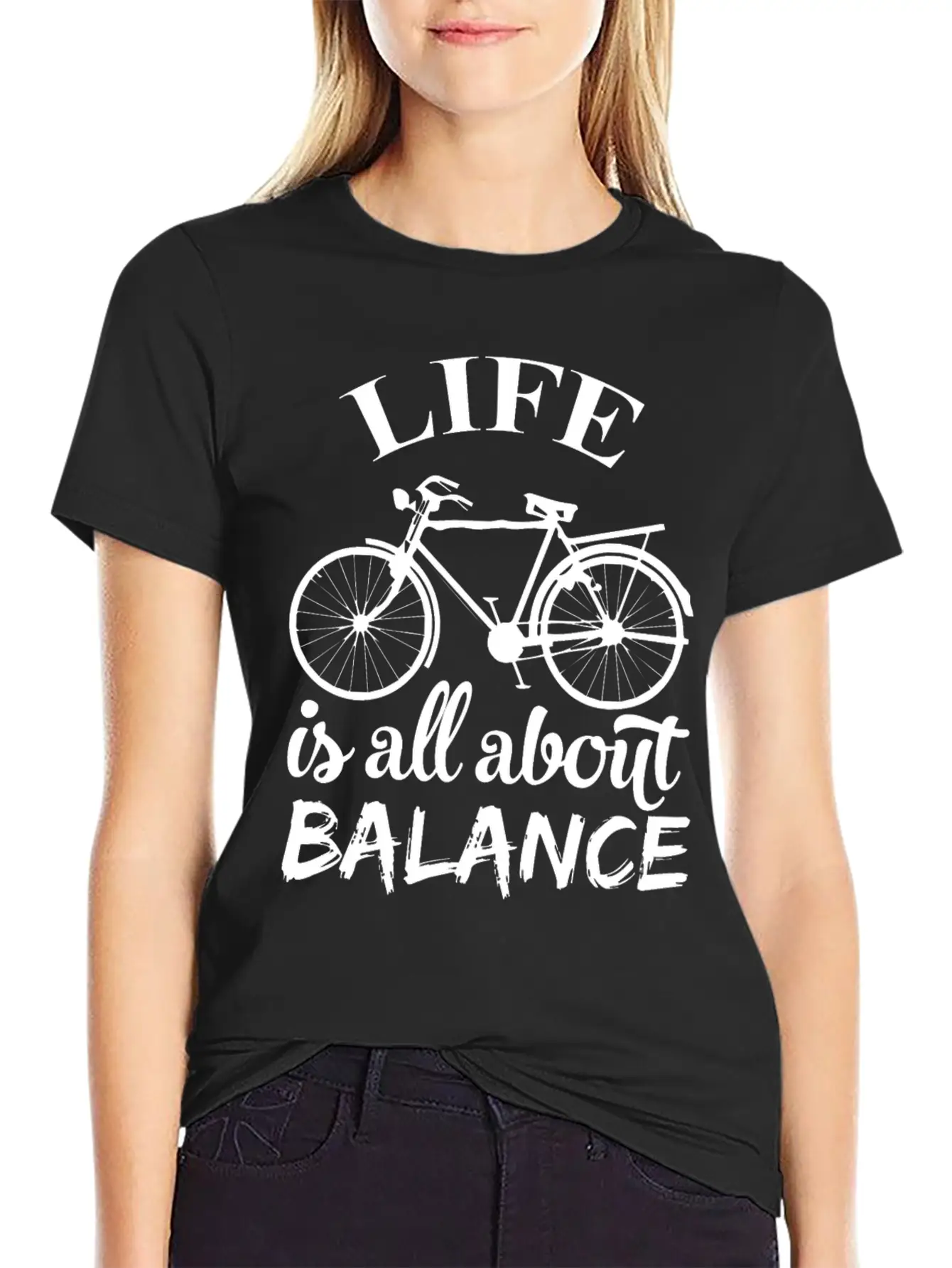 Balance Life Classic Fit Graphic Tee For Daily Comfort – Unisex Cotton Shirt