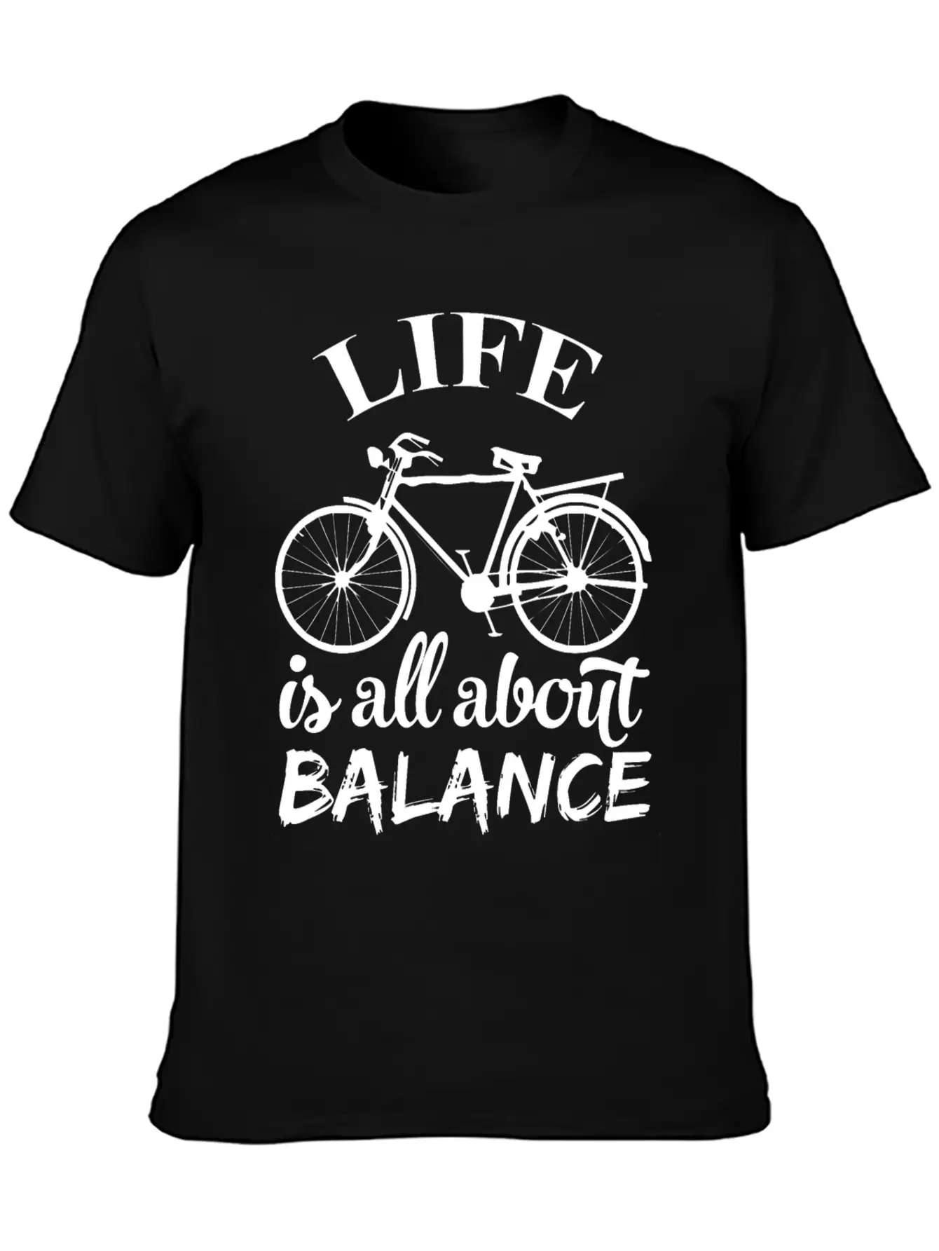 Balance Life Classic Fit Graphic Tee For Daily Comfort – Unisex Cotton Shirt