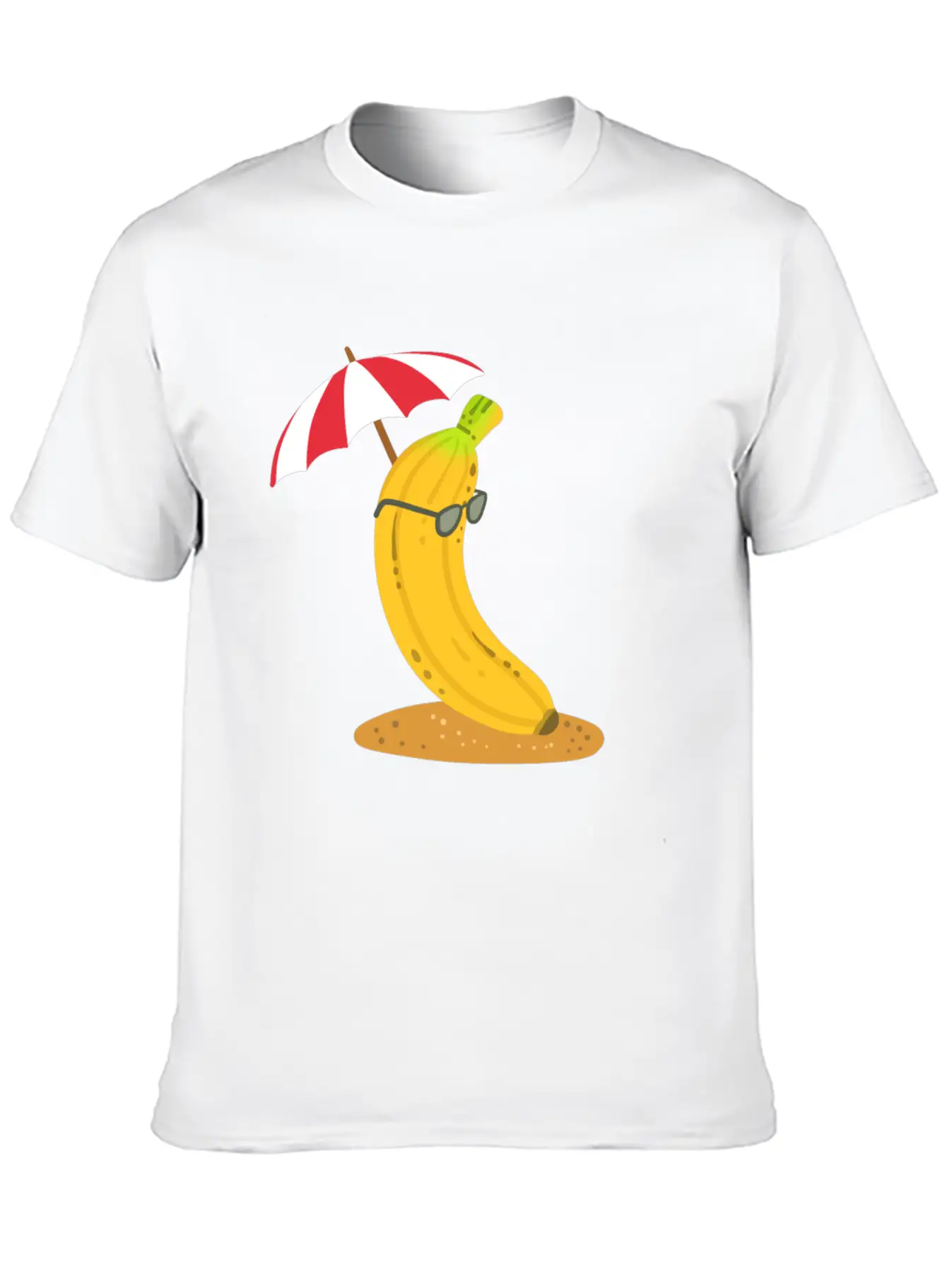 Banana Summer Kawaii Essential Cotton Tee For Daily Outfits – Unisex Style