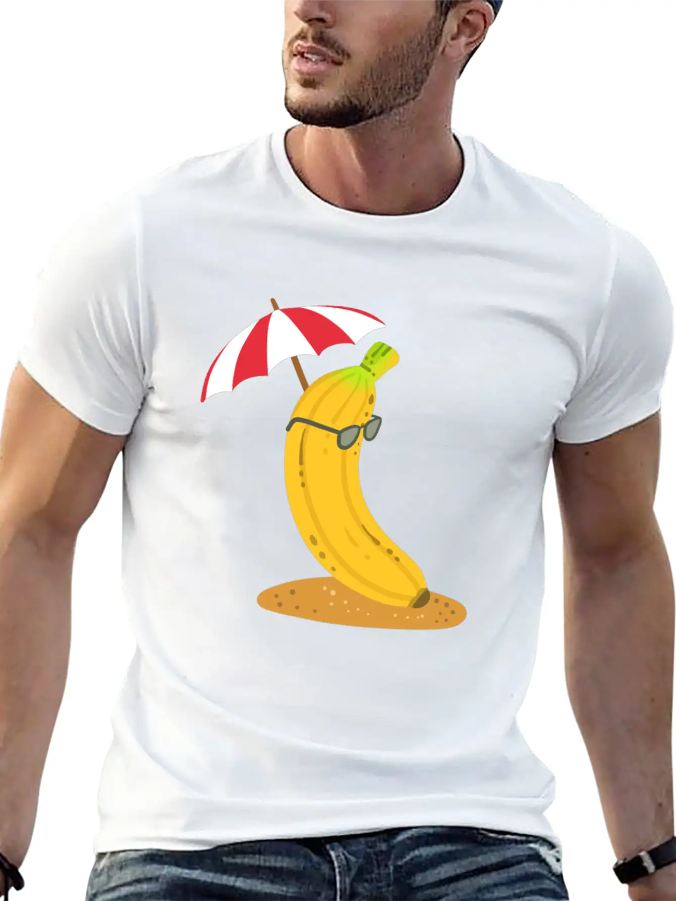 Banana Summer Kawaii Essential Cotton Tee For Daily Outfits – Unisex Style