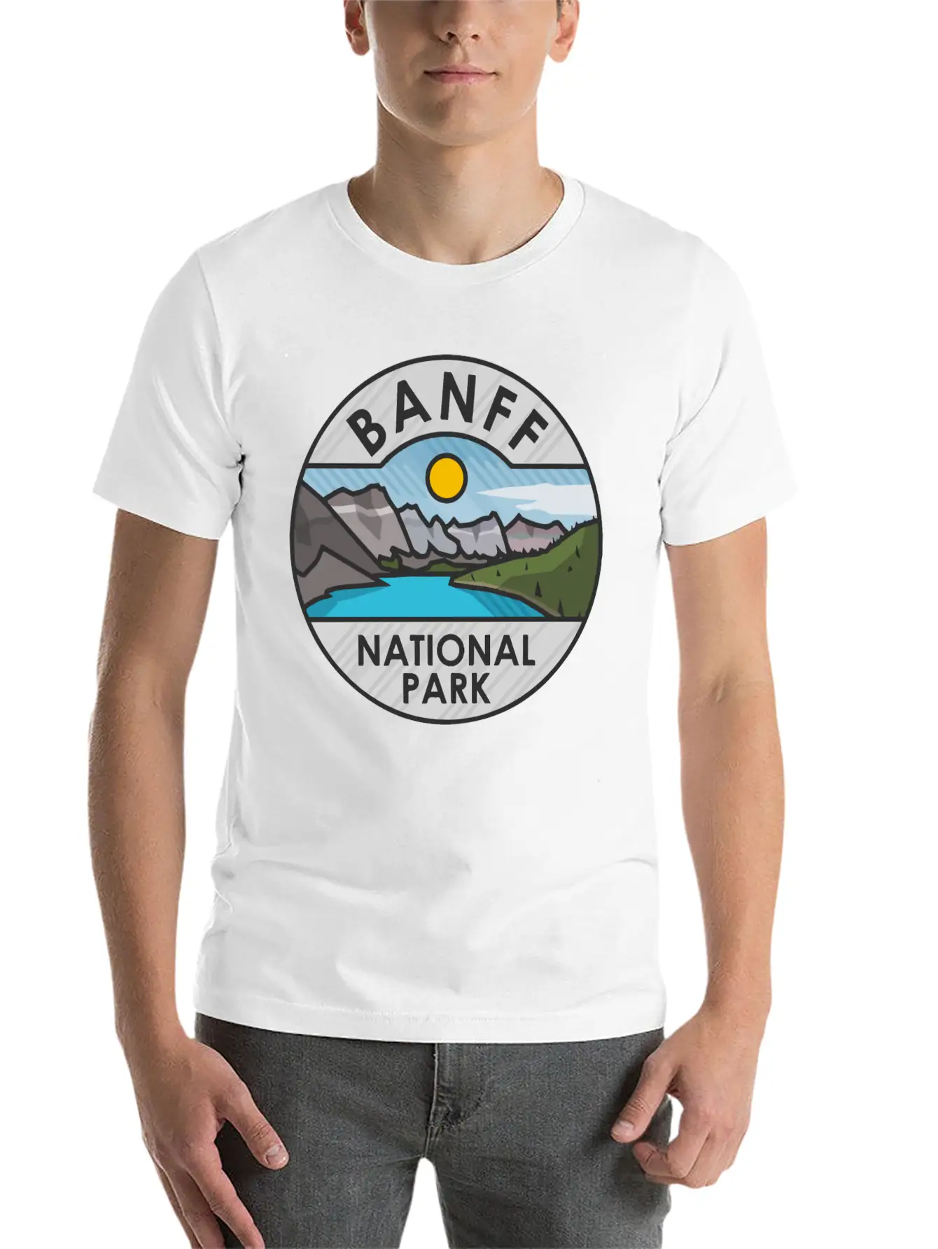 Banff National Park Basic Graphic T-Shirt – Daily Comfort In Soft Cotton