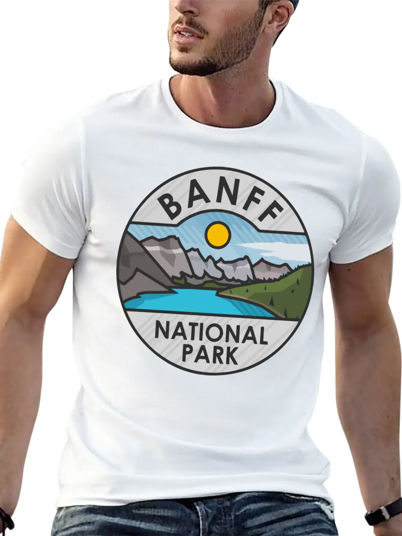 Banff National Park Basic Graphic T-Shirt – Daily Comfort In Soft Cotton