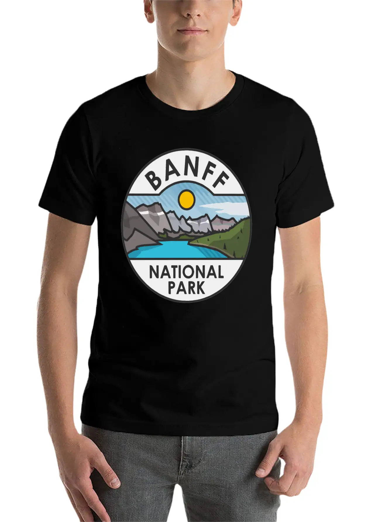 Banff National Park Basic Graphic T-Shirt – Daily Comfort In Soft Cotton