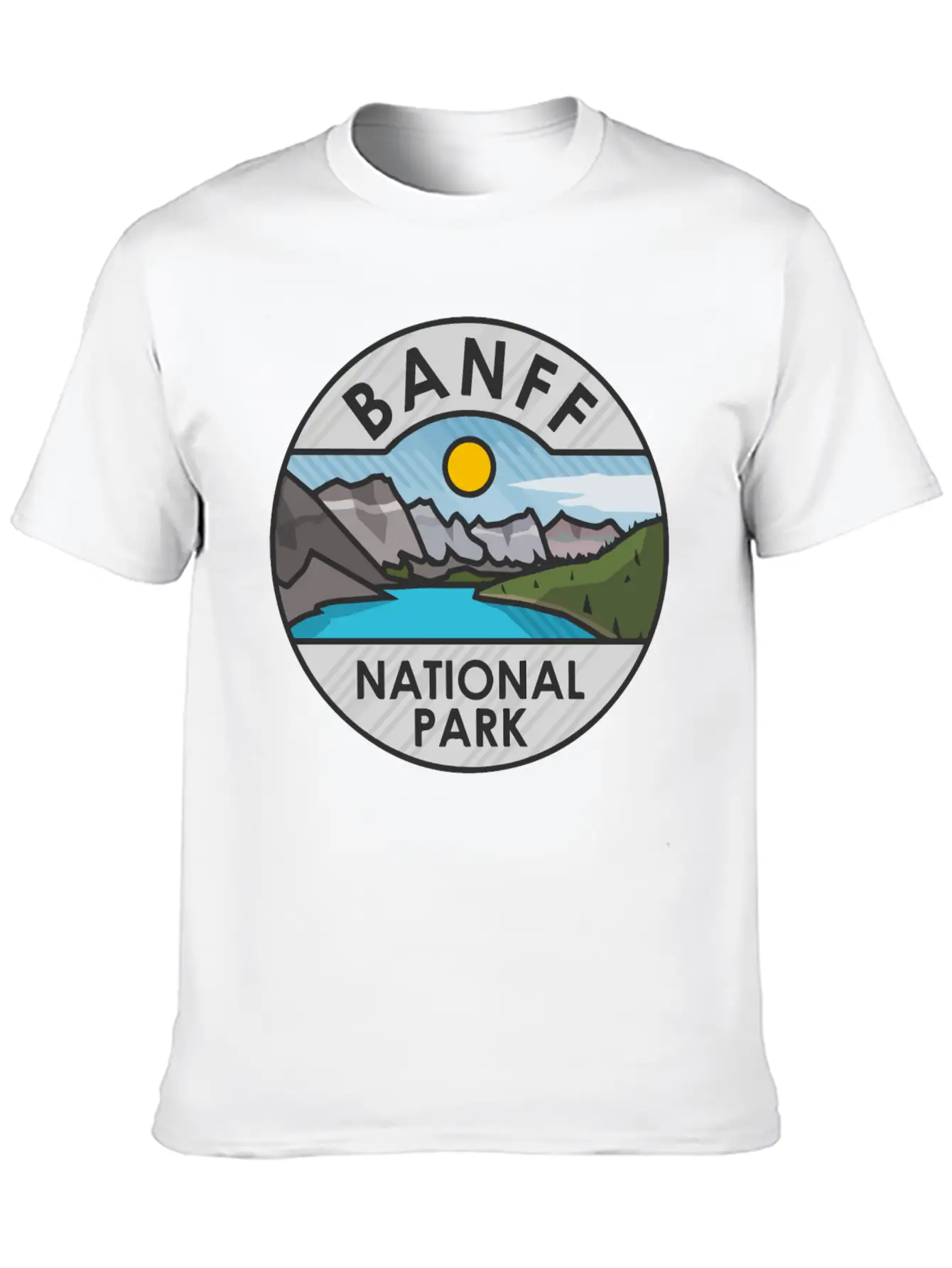 Banff National Park Basic Graphic T-Shirt – Daily Comfort In Soft Cotton