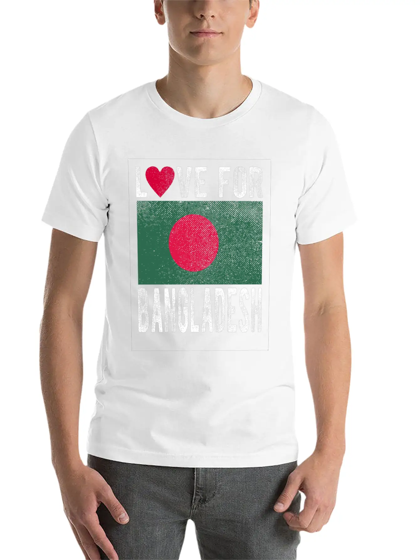 Bangladesh Flag Souvenir Unisex Casual T-Shirt – Clean Design For Daily Comfort