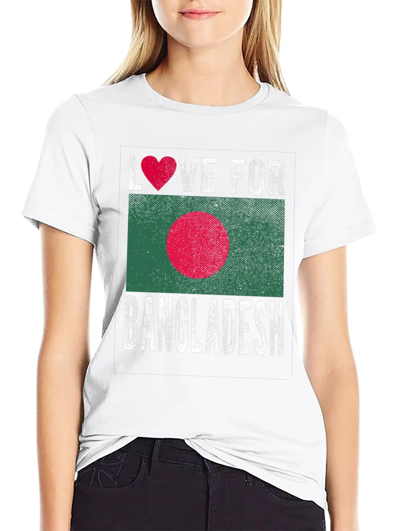 Bangladesh Flag Souvenir Unisex Casual T-Shirt – Clean Design For Daily Comfort