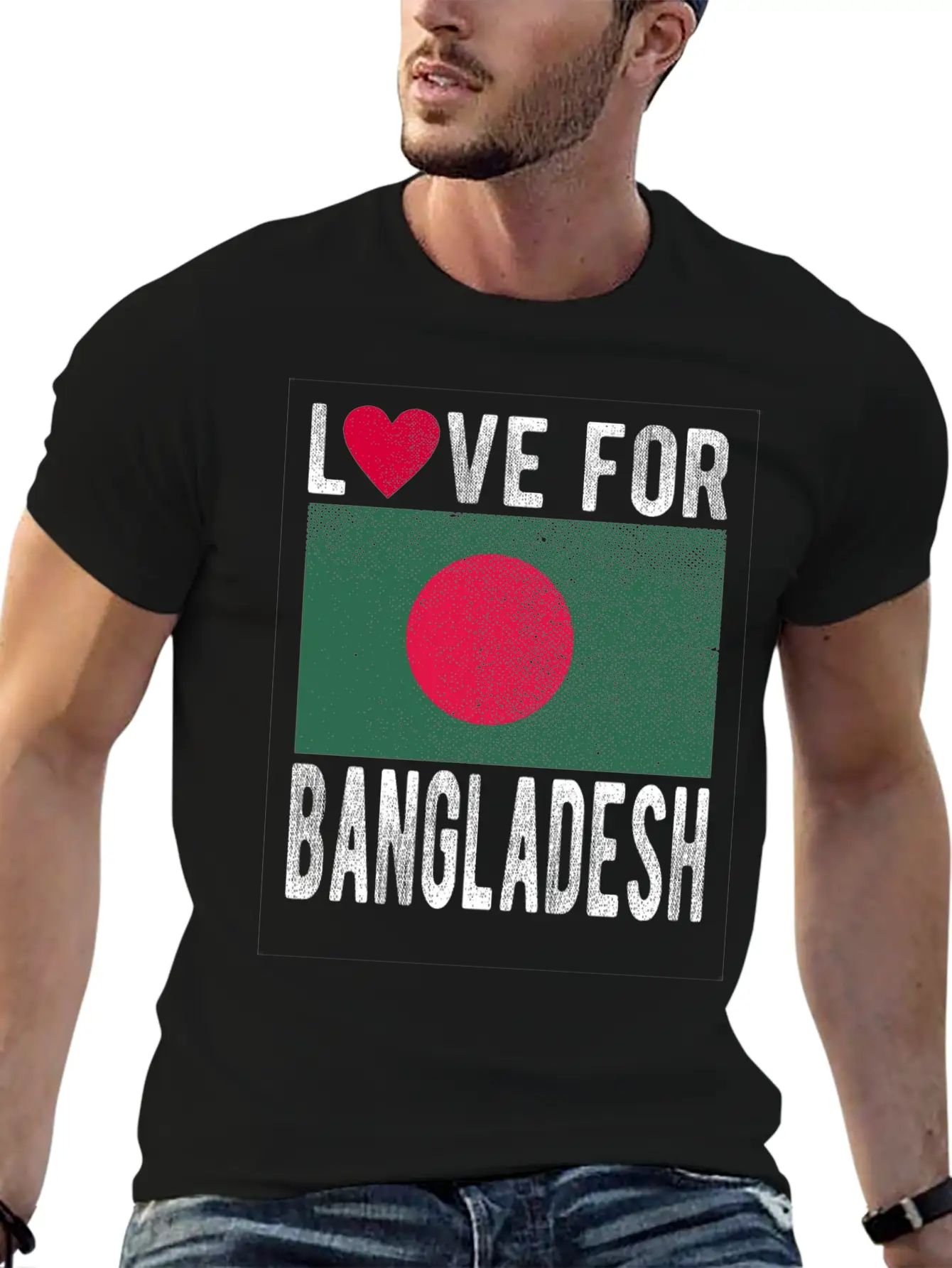 Bangladesh Flag Souvenir Unisex Casual T-Shirt – Clean Design For Daily Comfort