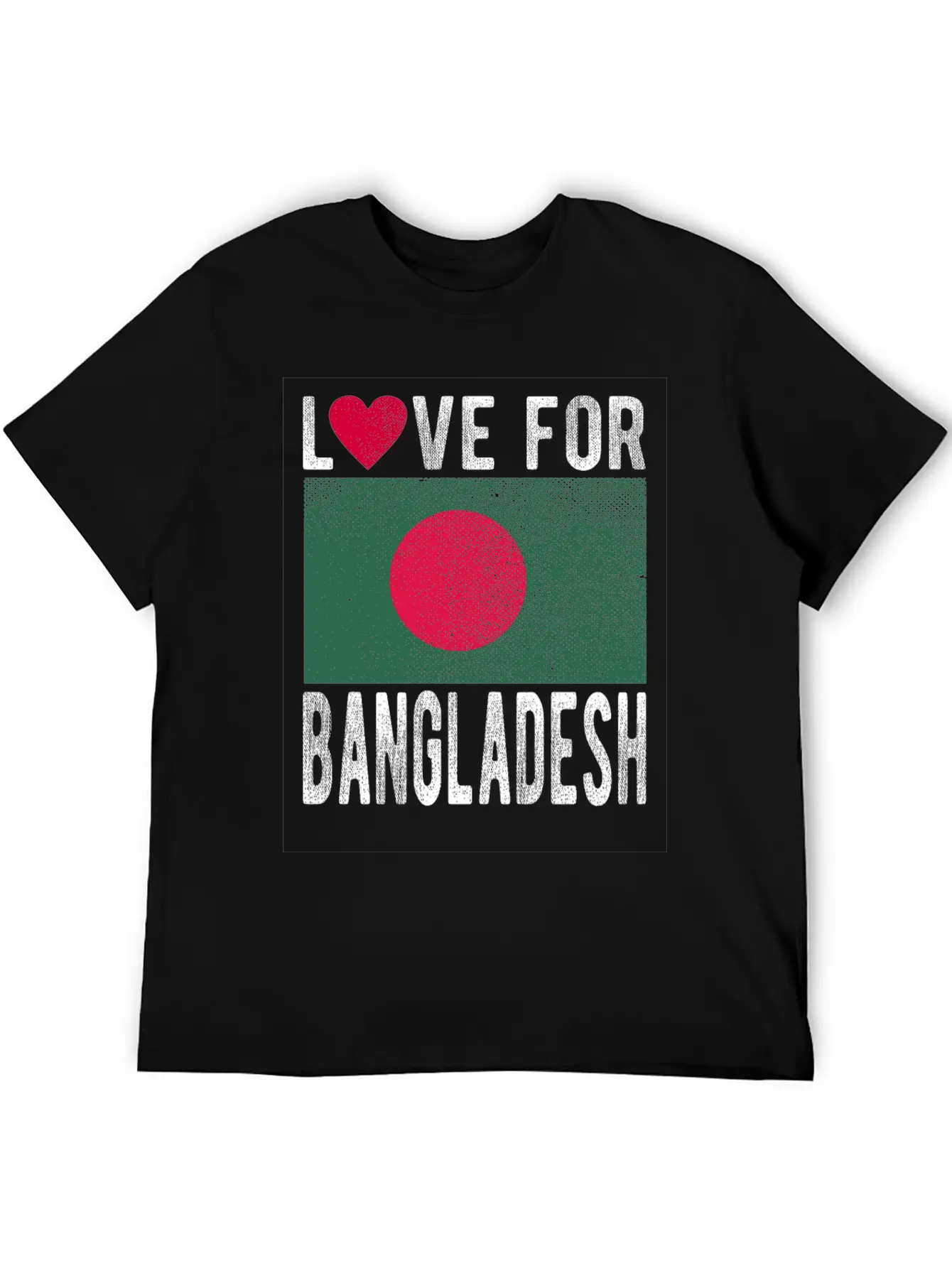 Bangladesh Flag Souvenir Unisex Casual T-Shirt – Clean Design For Daily Comfort