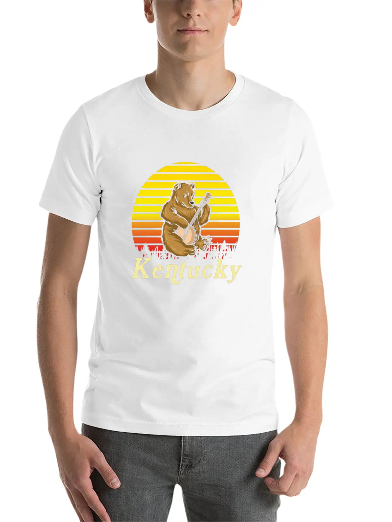 Banjo Shirts For Men Bluegrass Appalachia Folk Modern Fit Casual T-Shirt – Clean And Versatile Design