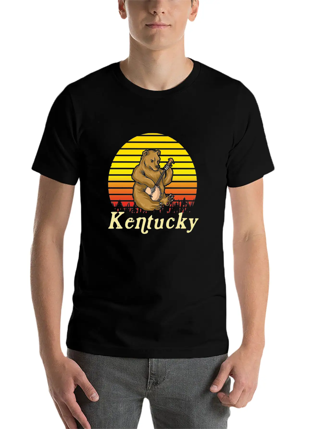 Banjo Shirts For Men Bluegrass Appalachia Folk Modern Fit Casual T-Shirt – Clean And Versatile Design