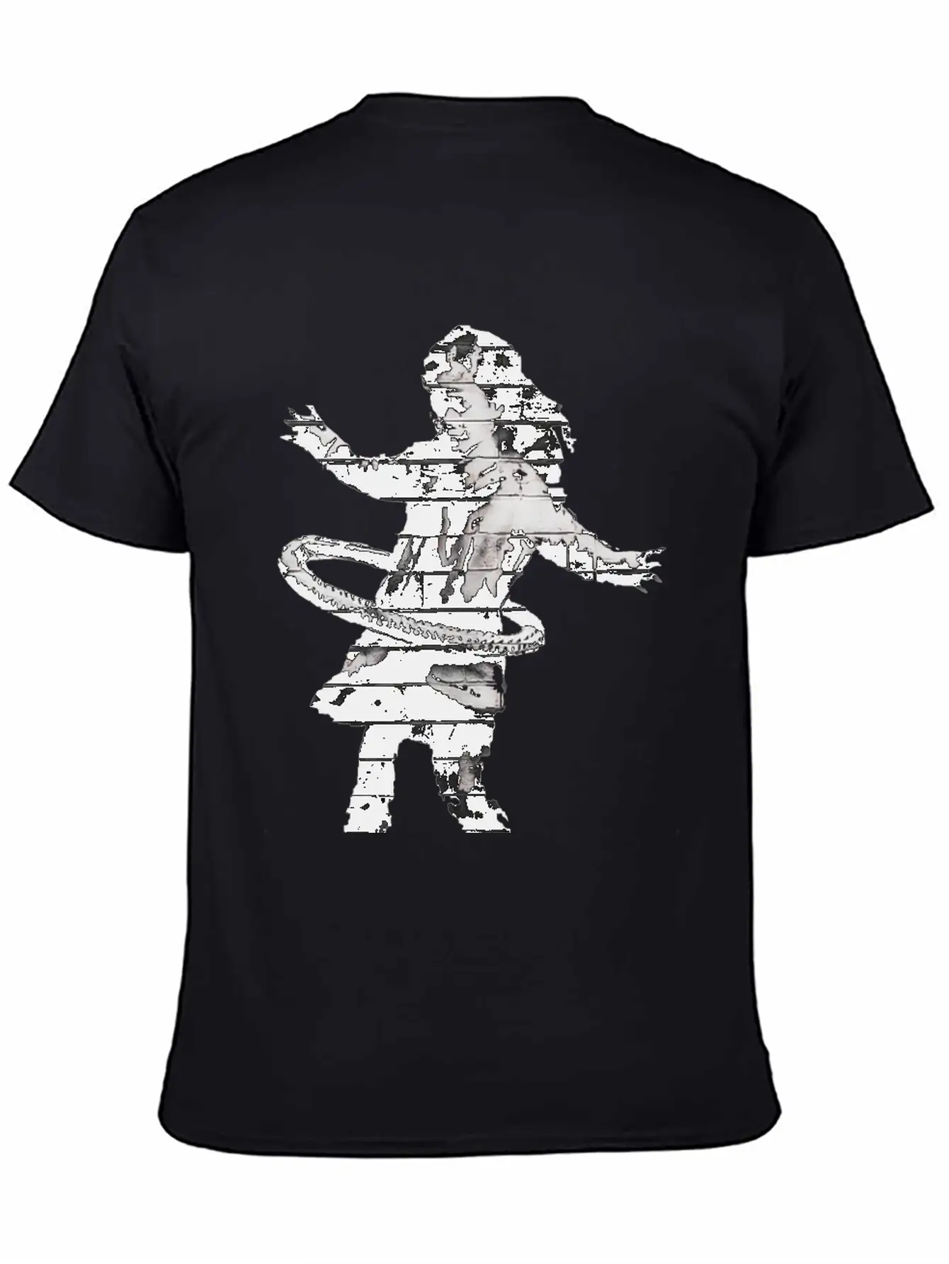 Banksy HulaHoop Girl Nottingham Ilkeston Road Classic Fit Graphic Tee For Daily Comfort – Unisex Cotton Shirt