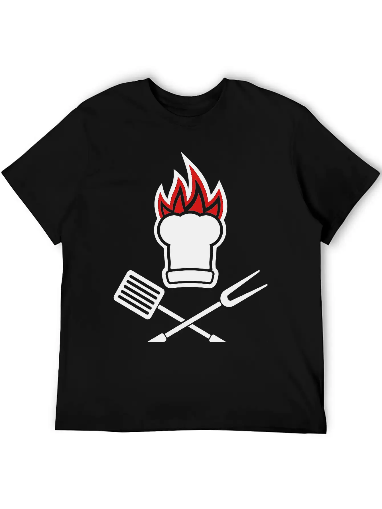 Barbecue On Fire Soft Cotton Short Sleeve Tee – Unisex Wardrobe Staple