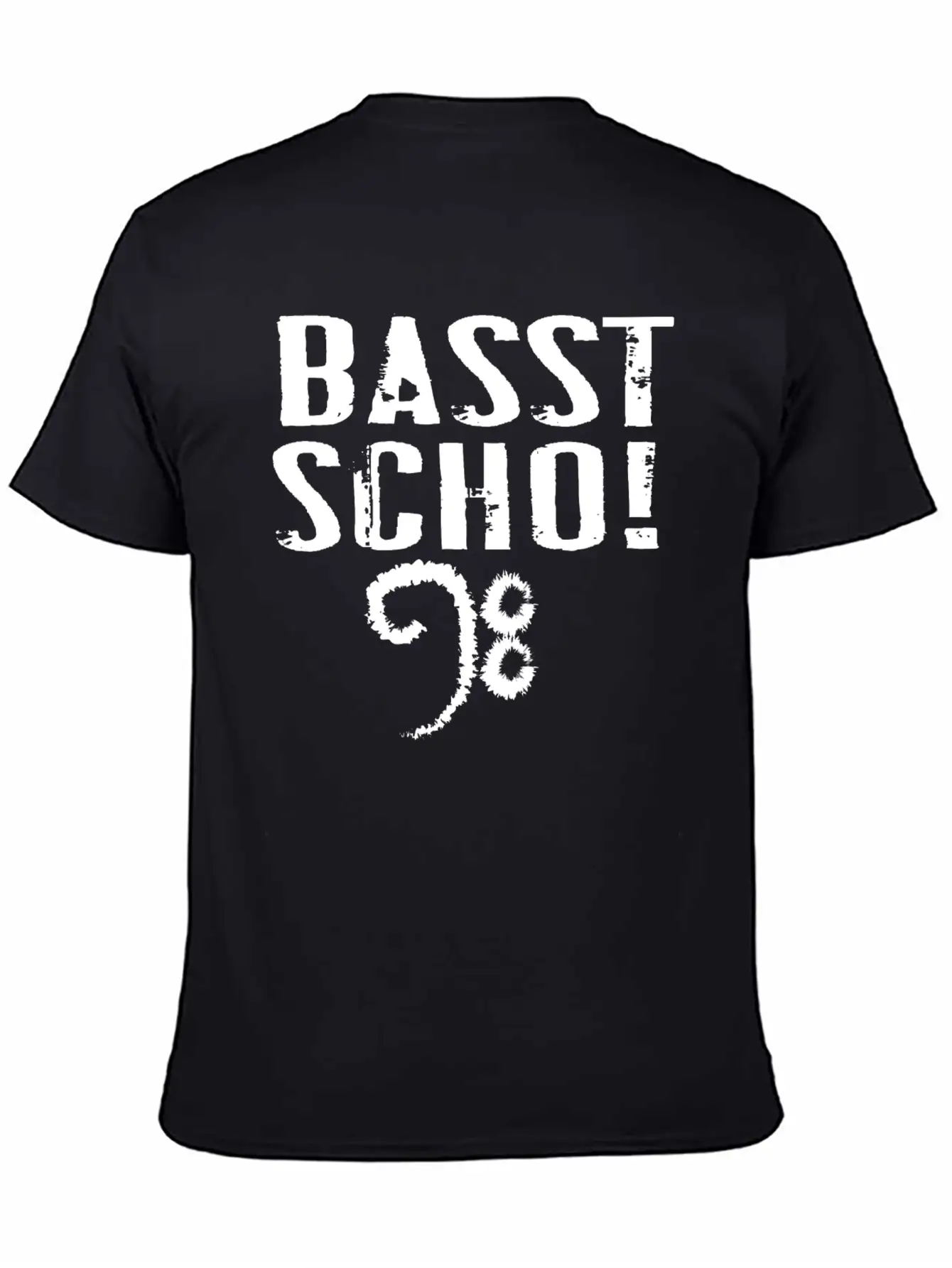 Basst Scho Guitar Gift Music Rock Lightweight Cotton T-Shirt – Daily Comfort Graphic Shirt