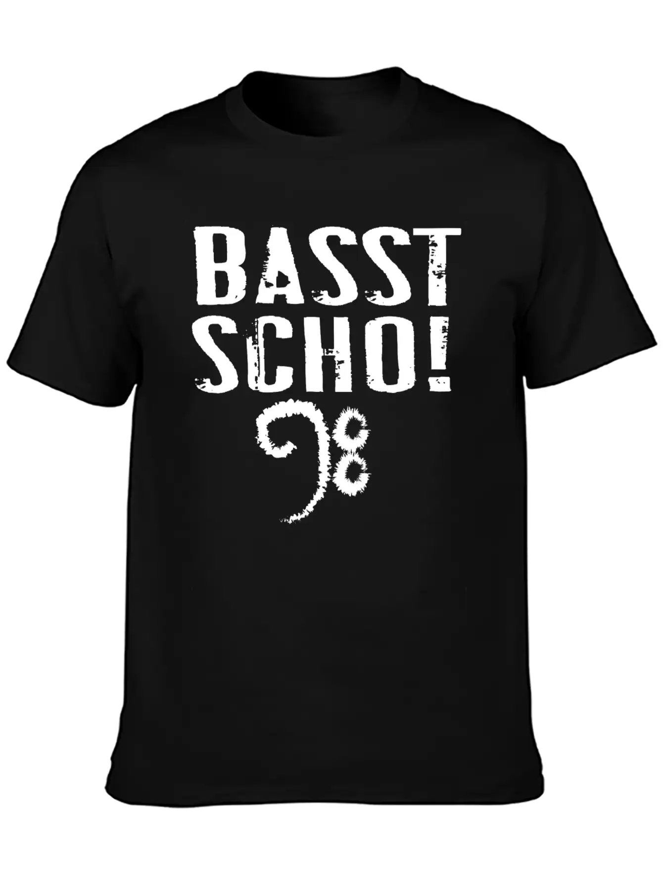 Basst Scho Guitar Gift Music Rock Lightweight Cotton T-Shirt – Daily Comfort Graphic Shirt