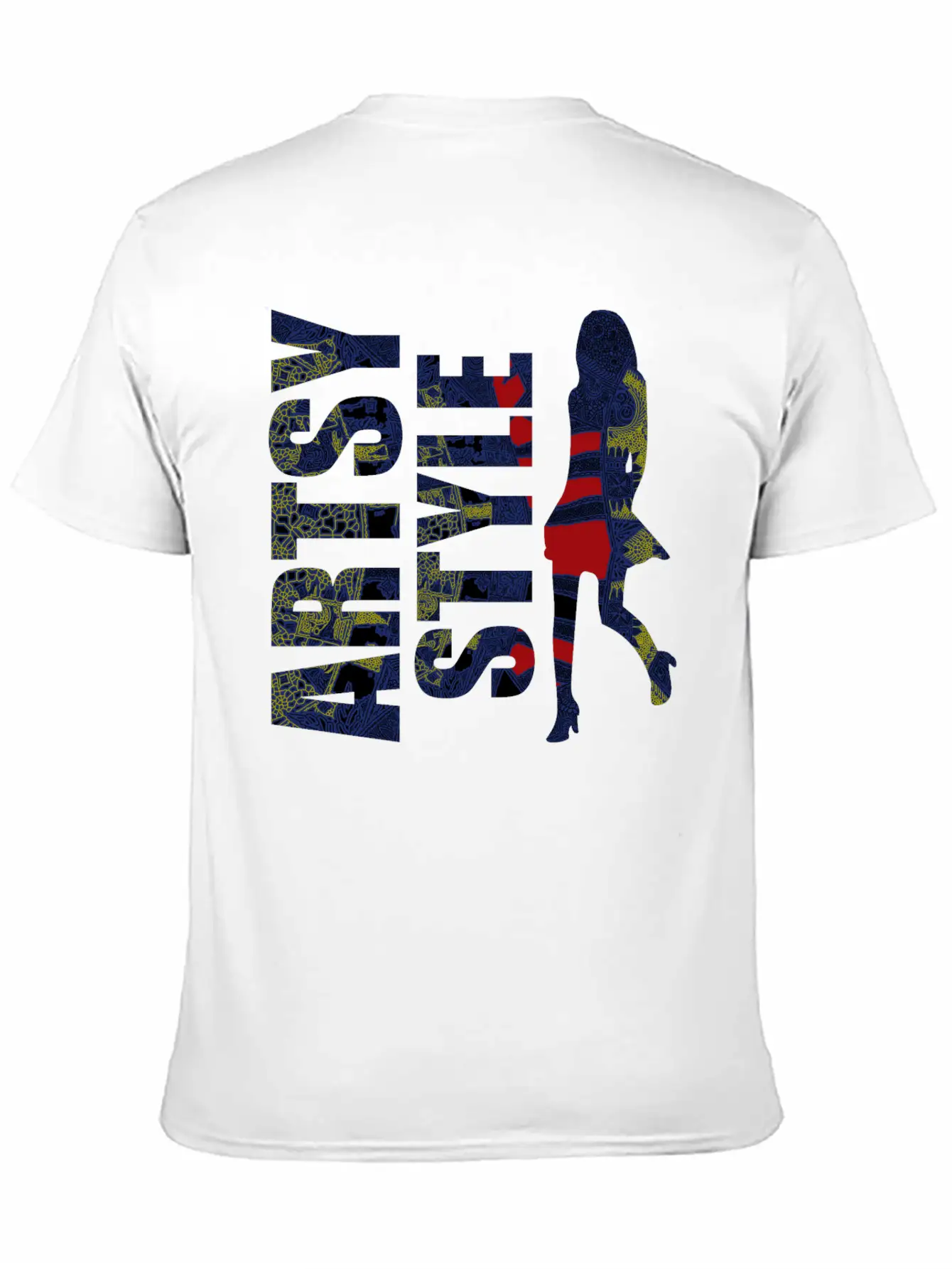 Batik Artsy Style Lightweight Cotton T-Shirt – Daily Comfort Graphic Shirt
