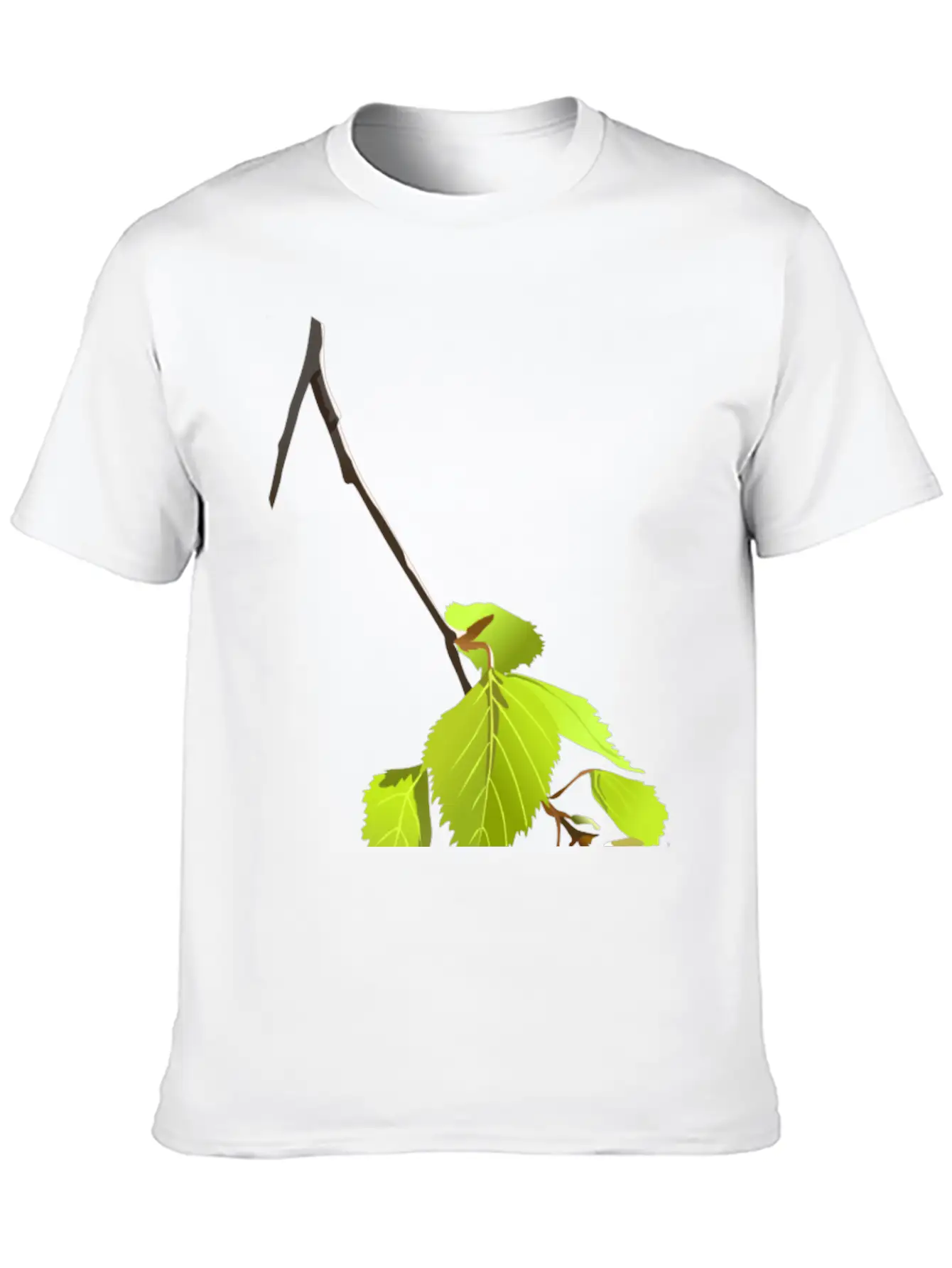 Baum Tree Baumstamm Wald Forest Woods43 Lightweight Cotton T-Shirt – Daily Comfort Graphic Shirt