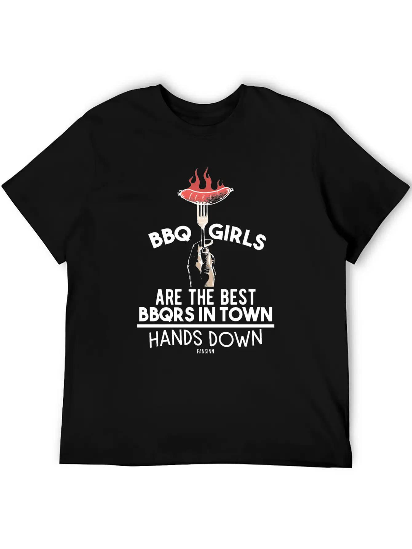 BBQ Girls Are The Best BBQRS In Town Classic Fit Graphic Tee For Daily Comfort – Unisex Cotton Shirt
