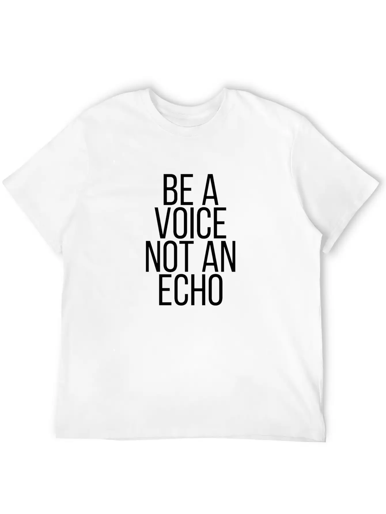 Be A Voice Not An Echo Soft Cotton Short Sleeve Tee – Unisex Wardrobe Staple