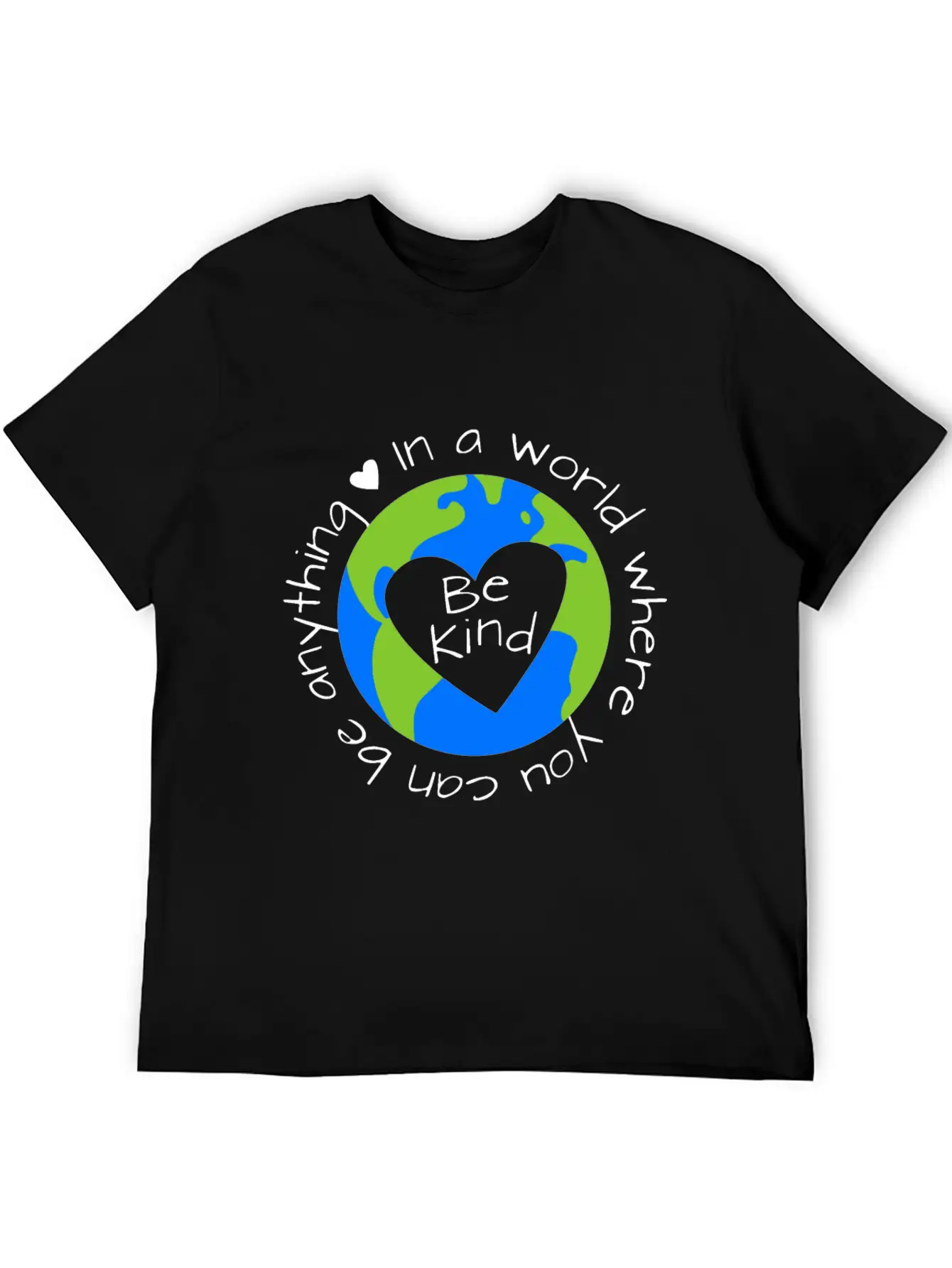 Be Anything Be Kind World Anti Bullying Lesson Dau Relaxed Everyday Tee – Lightweight And Durable Cotton