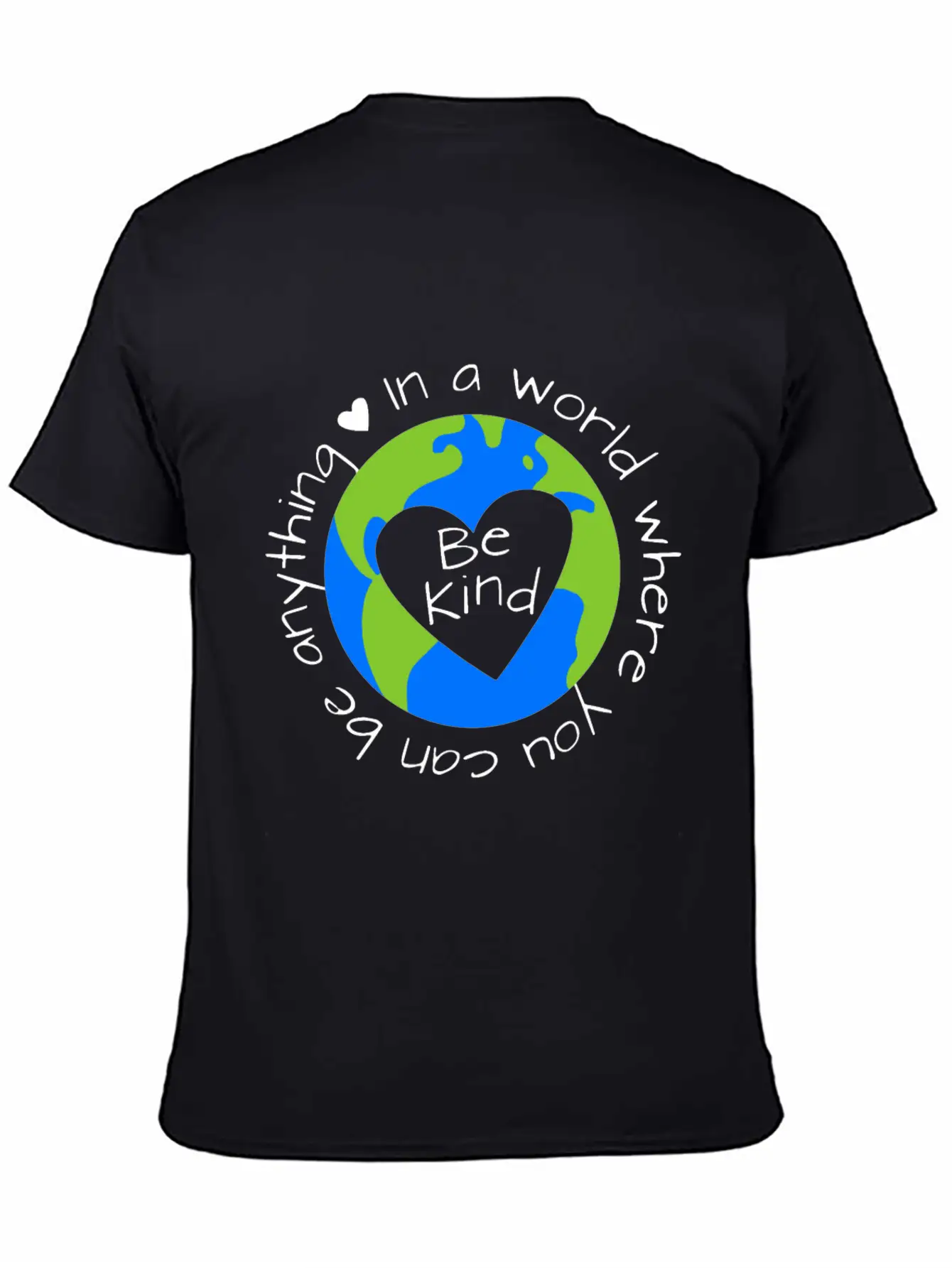 Be Anything Be Kind World Anti Bullying Lesson Dau Relaxed Everyday Tee – Lightweight And Durable Cotton