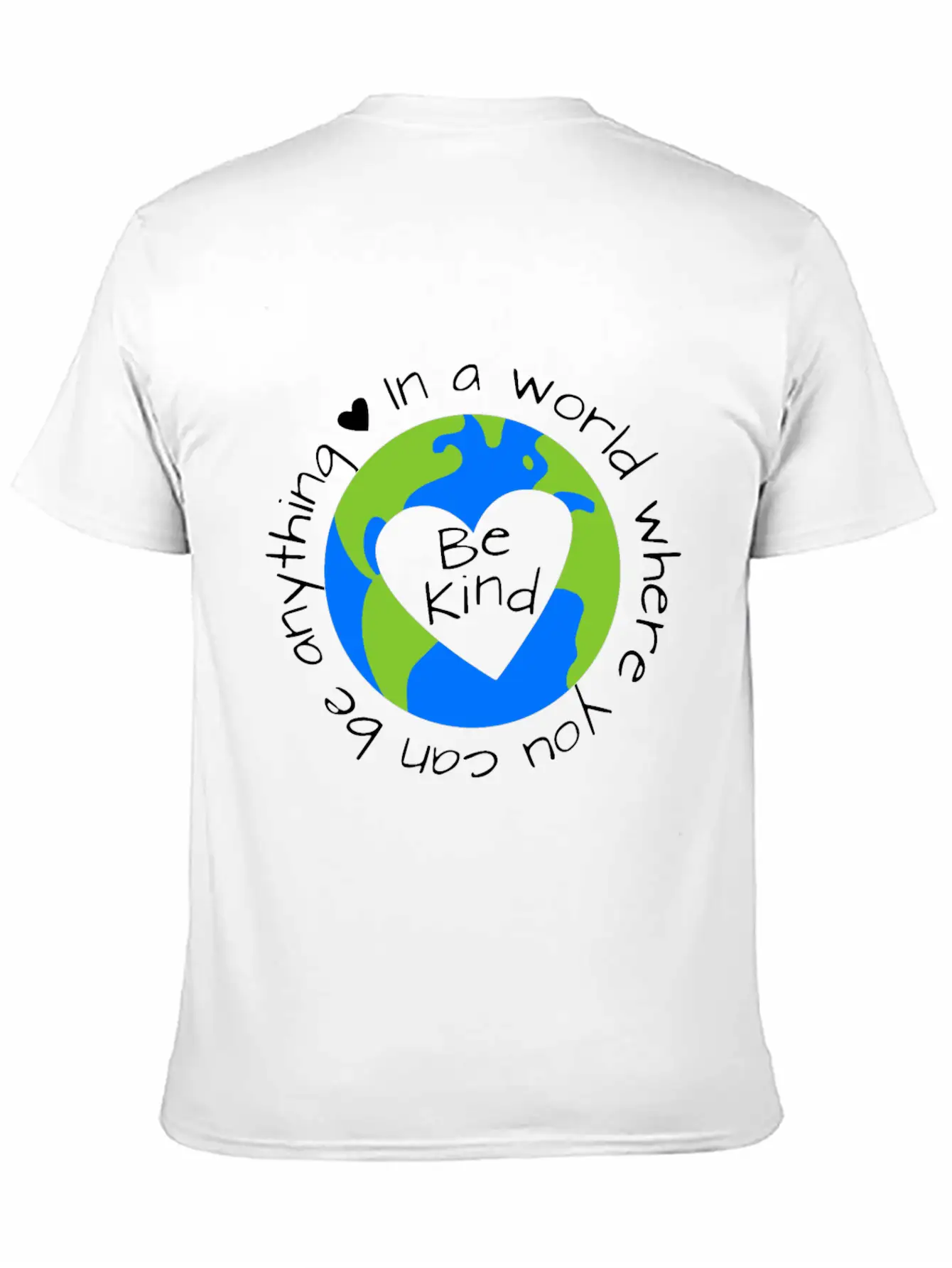 Be Anything Be Kind World Anti Bullying Lesson Dau Relaxed Everyday Tee – Lightweight And Durable Cotton