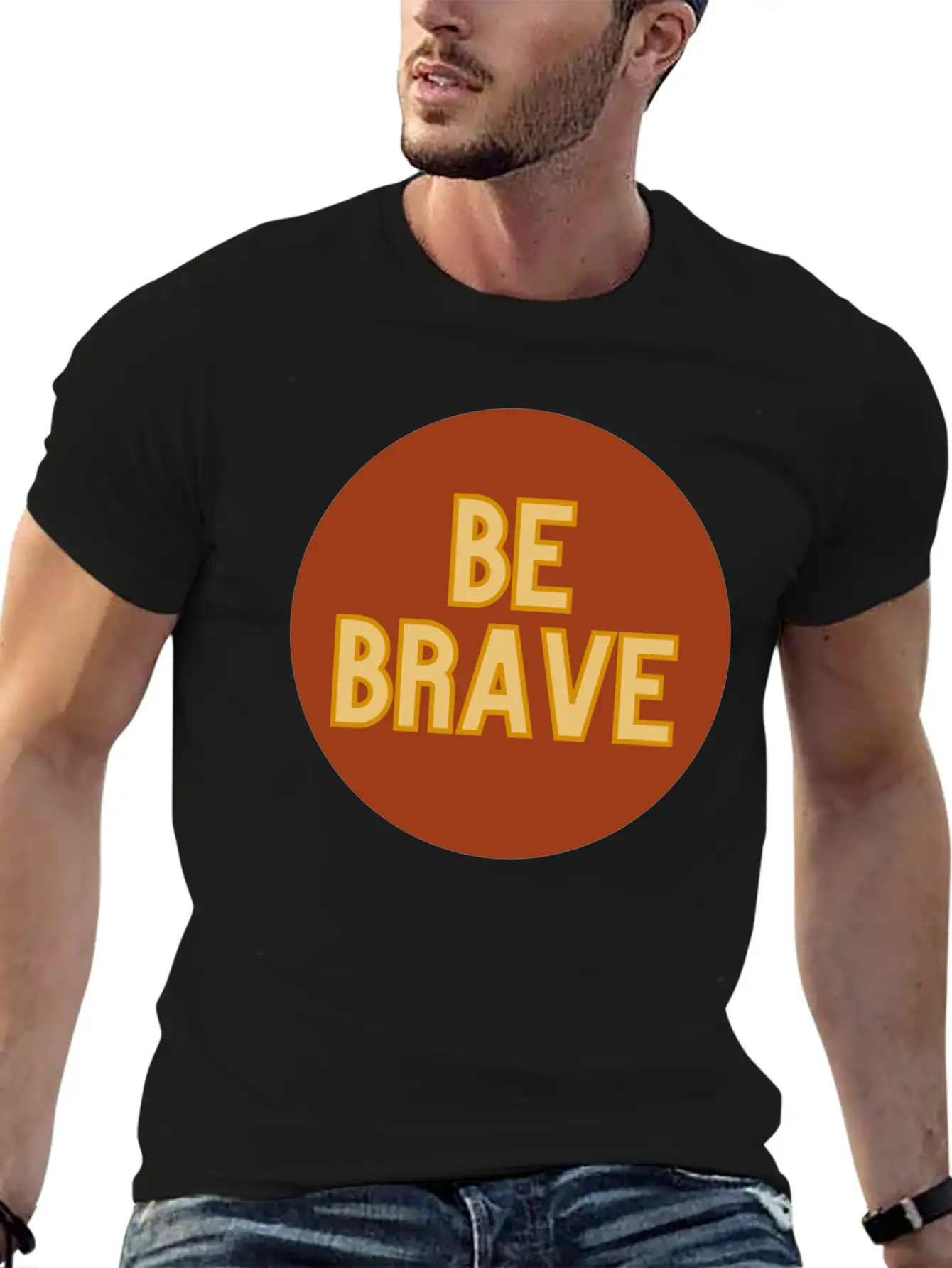 Be Brave Essential Cotton Tee For Daily Outfits – Unisex Style