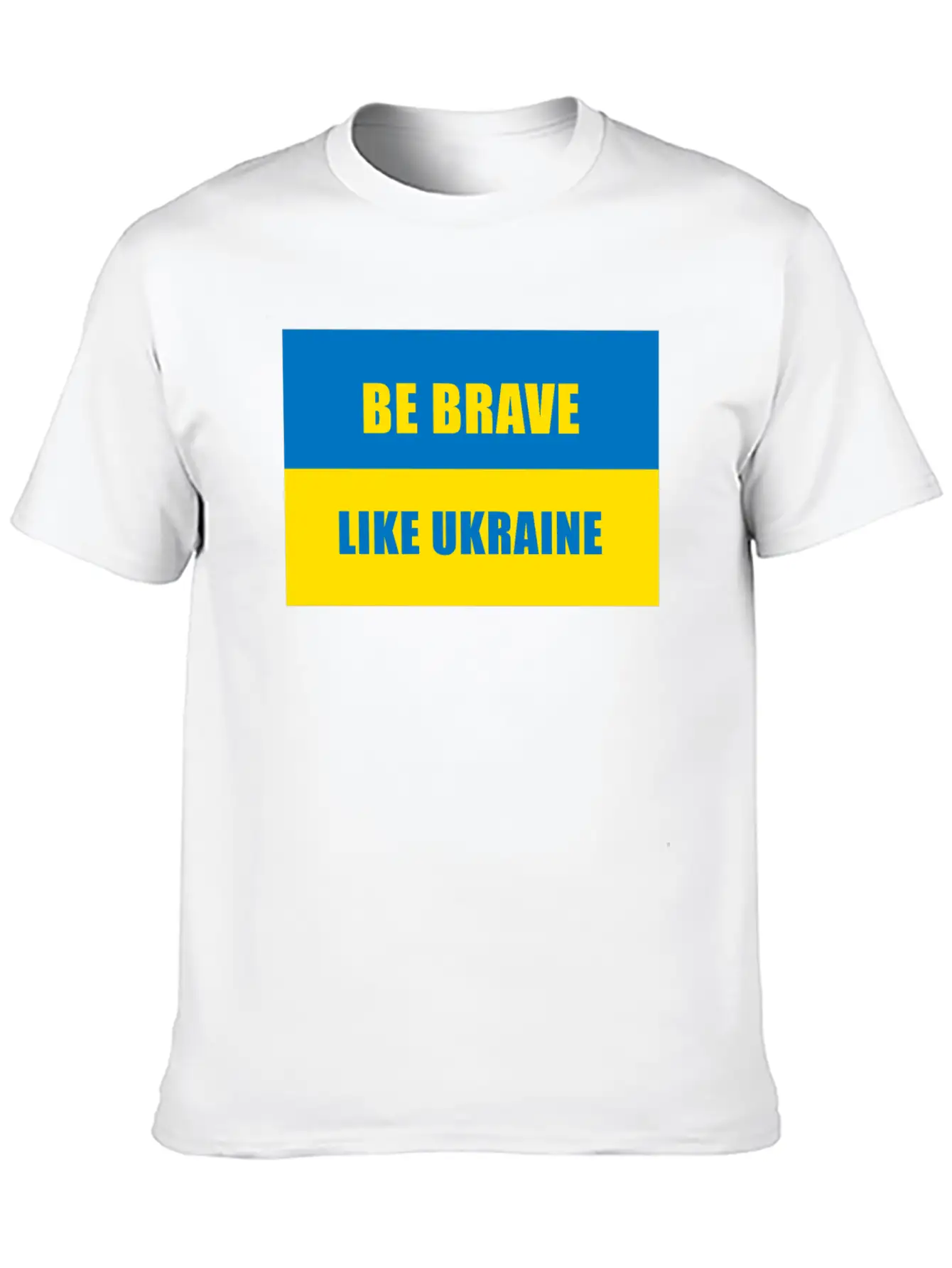 Be Brave Like Ukraine Basic Graphic T-Shirt – Daily Comfort In Soft Cotton