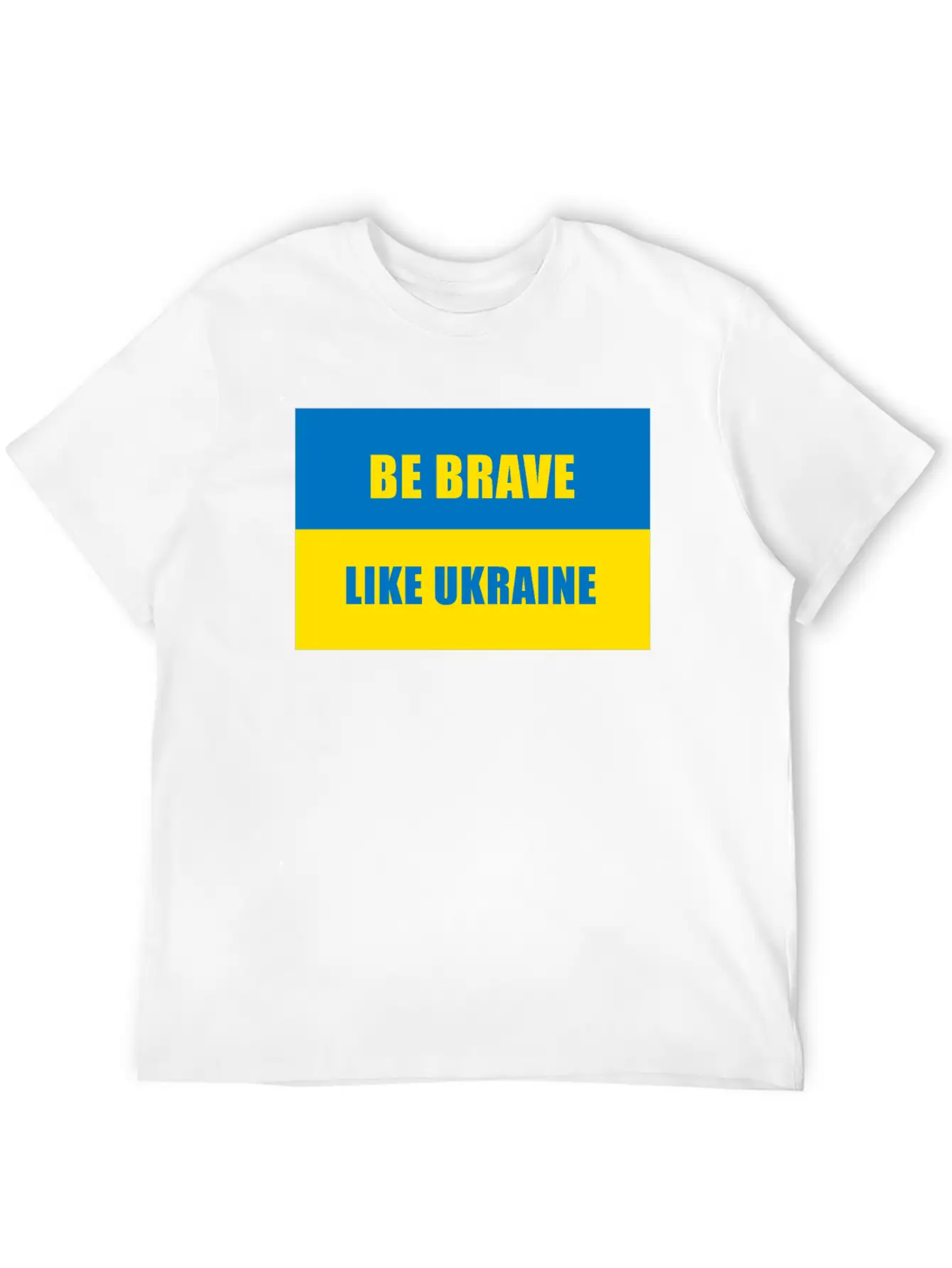 Be Brave Like Ukraine Basic Graphic T-Shirt – Daily Comfort In Soft Cotton