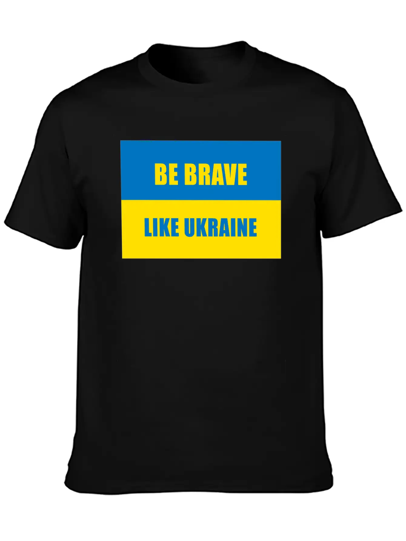 Be Brave Like Ukraine Basic Graphic T-Shirt – Daily Comfort In Soft Cotton