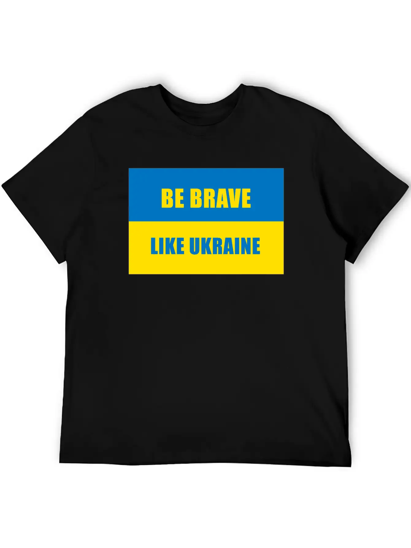 Be Brave Like Ukraine Basic Graphic T-Shirt – Daily Comfort In Soft Cotton