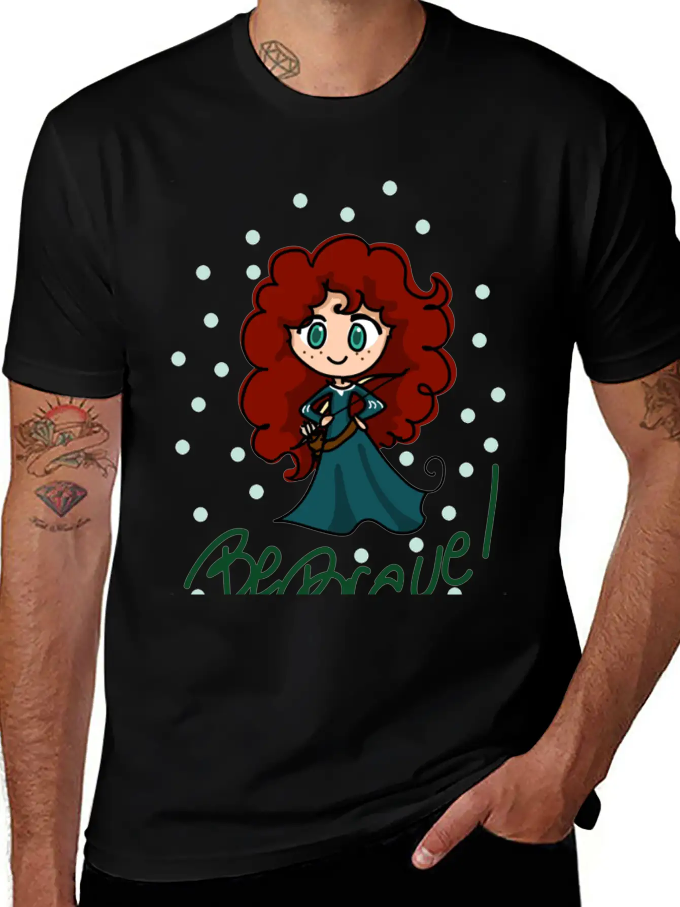 Be Brave! Modern Fit Casual T-Shirt – Clean And Versatile Design