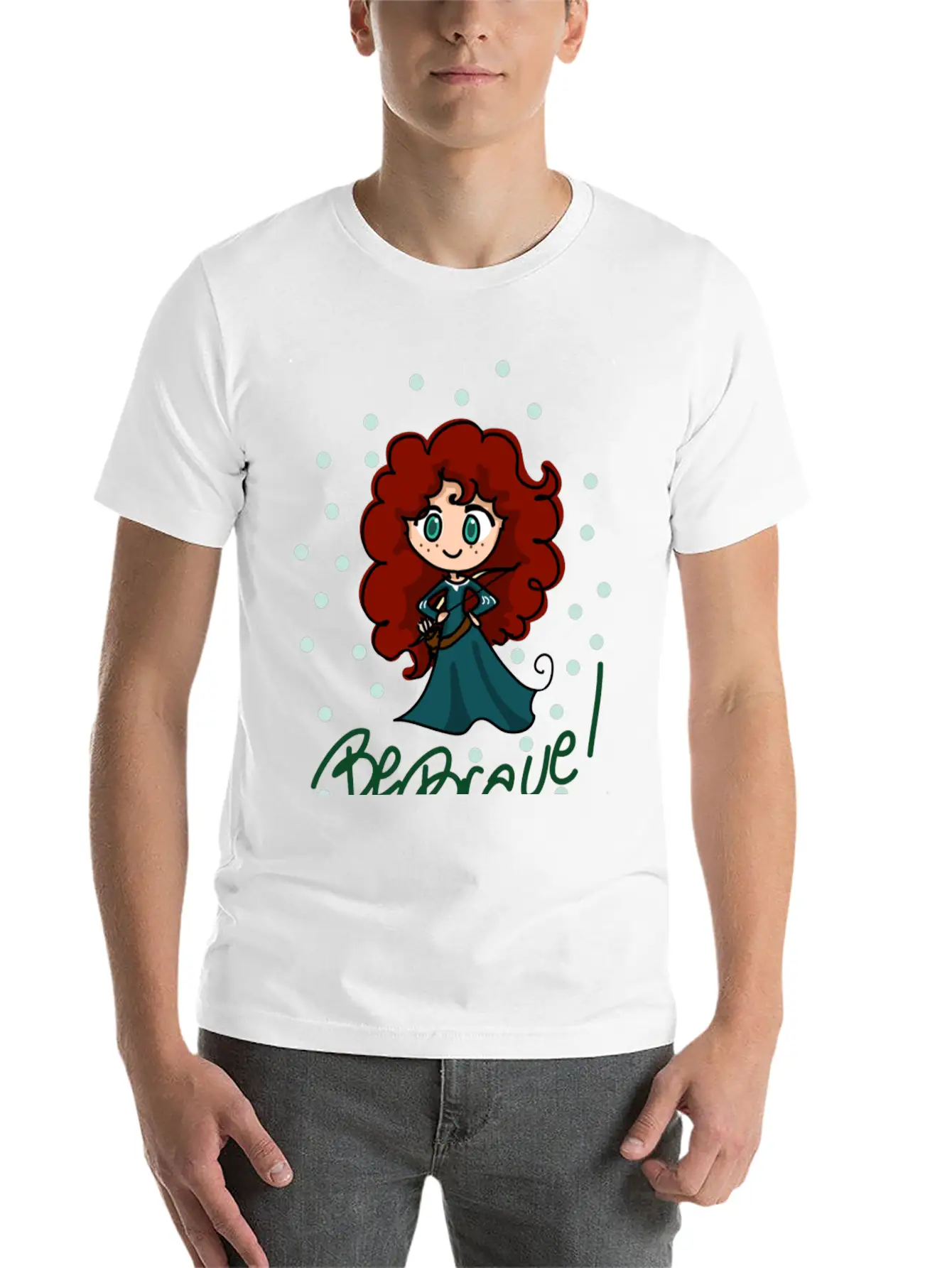 Be Brave! Modern Fit Casual T-Shirt – Clean And Versatile Design