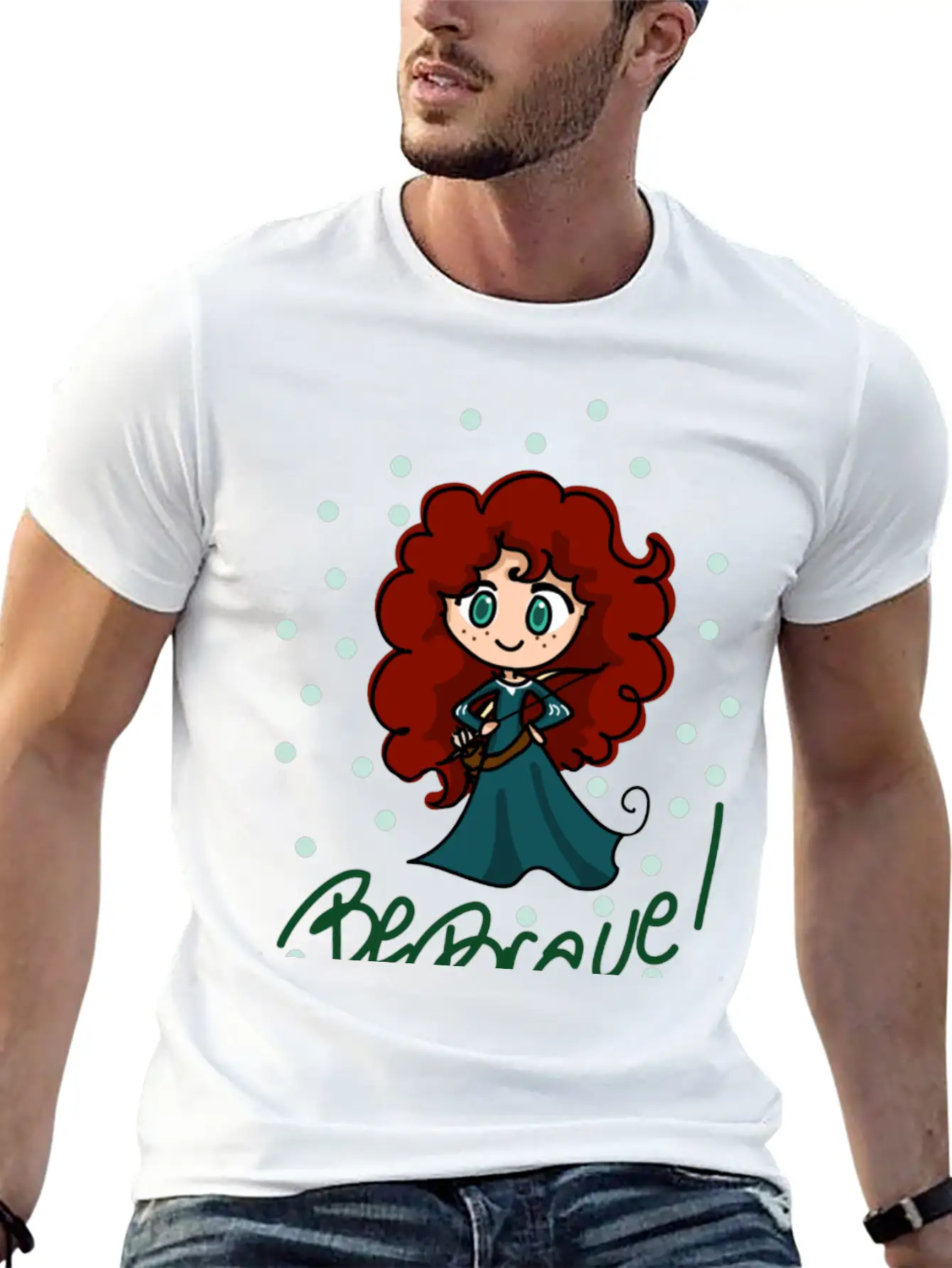 Be Brave! Modern Fit Casual T-Shirt – Clean And Versatile Design