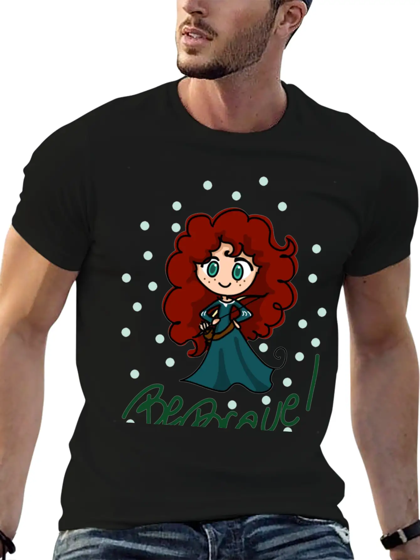 Be Brave! Modern Fit Casual T-Shirt – Clean And Versatile Design