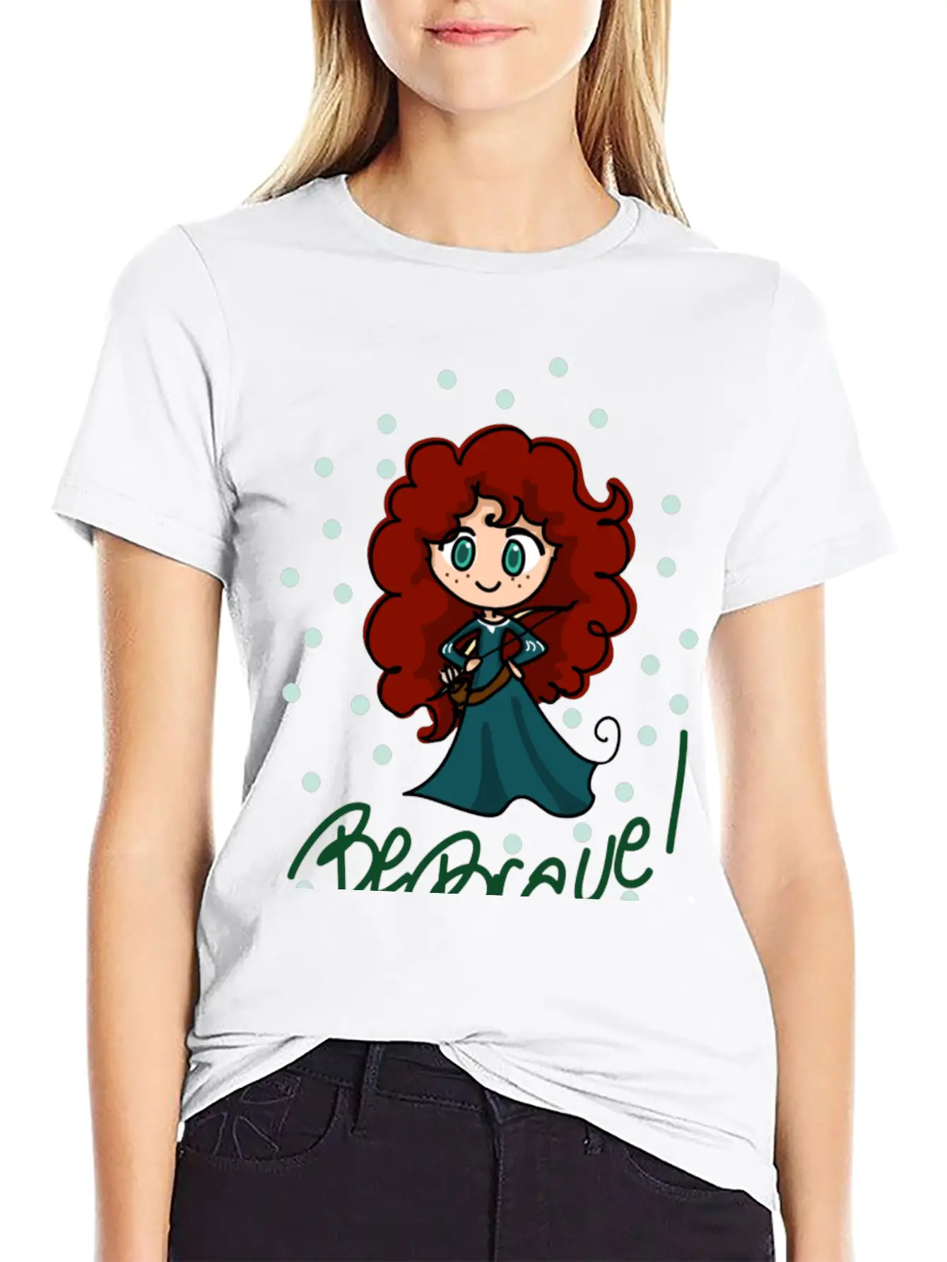 Be Brave! Modern Fit Casual T-Shirt – Clean And Versatile Design