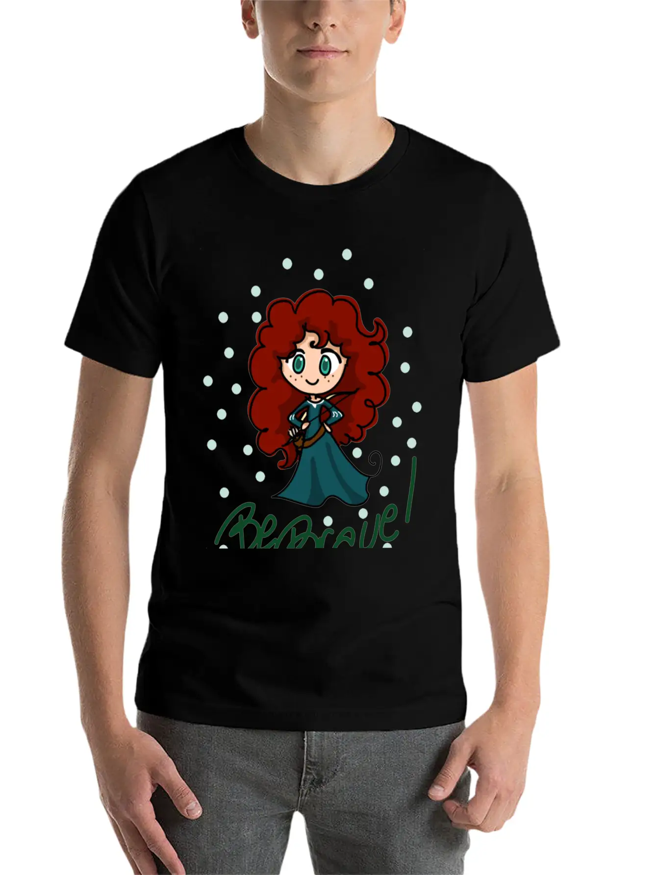 Be Brave! Modern Fit Casual T-Shirt – Clean And Versatile Design