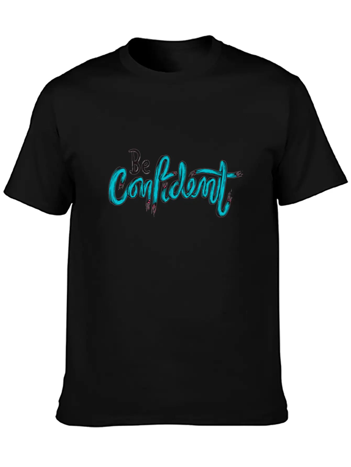 BE CONFIDENT ! Stylish Everyday T-Shirt – Unisex Basic Cotton Tee