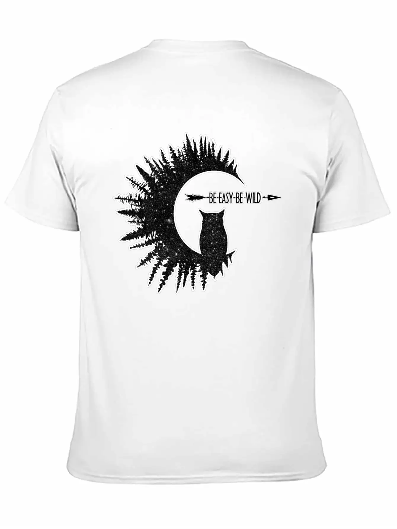 Be Easy Be Owl Classic Fit Graphic Tee For Daily Comfort – Unisex Cotton Shirt