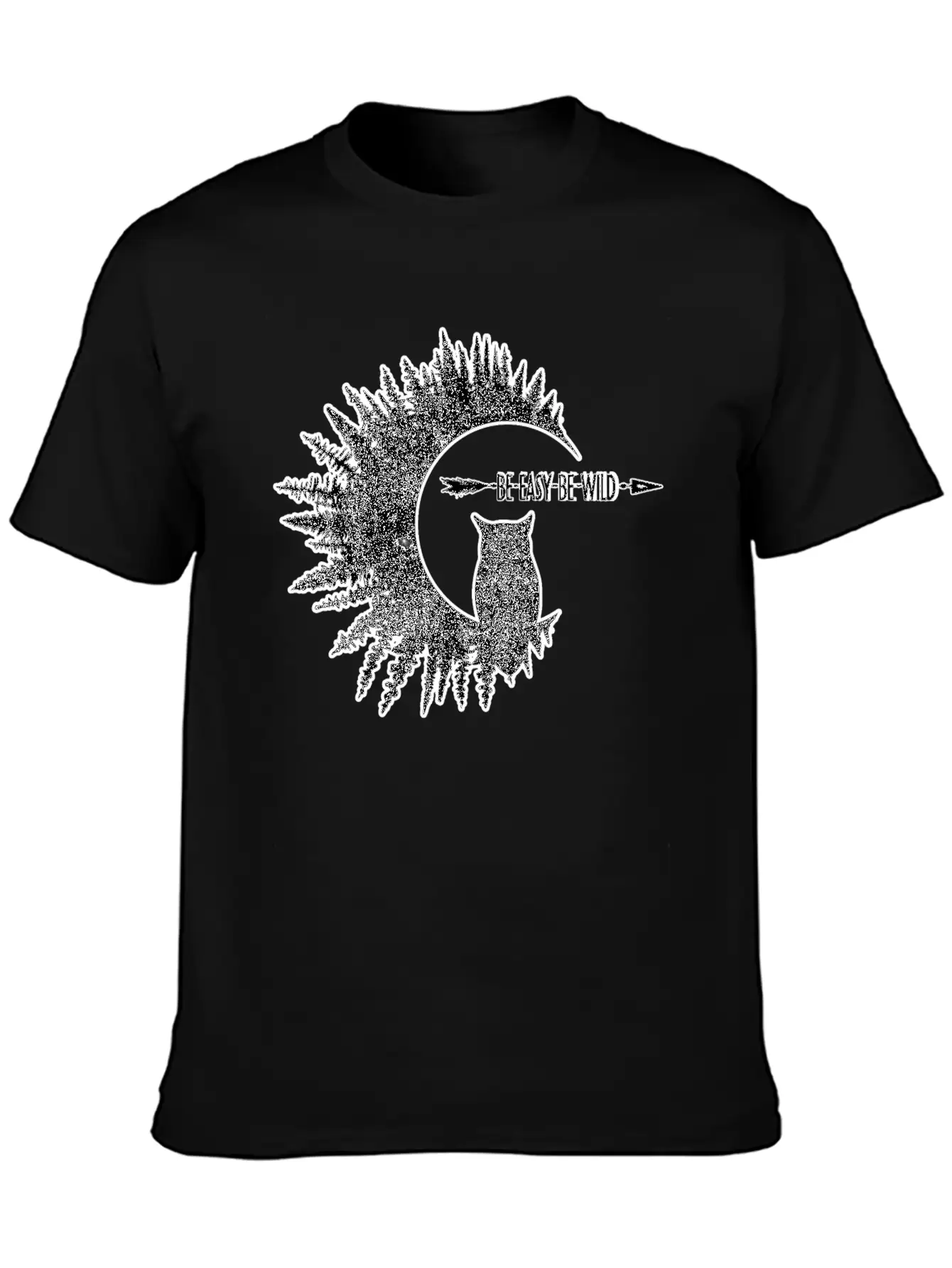 Be Easy Be Owl Classic Fit Graphic Tee For Daily Comfort – Unisex Cotton Shirt