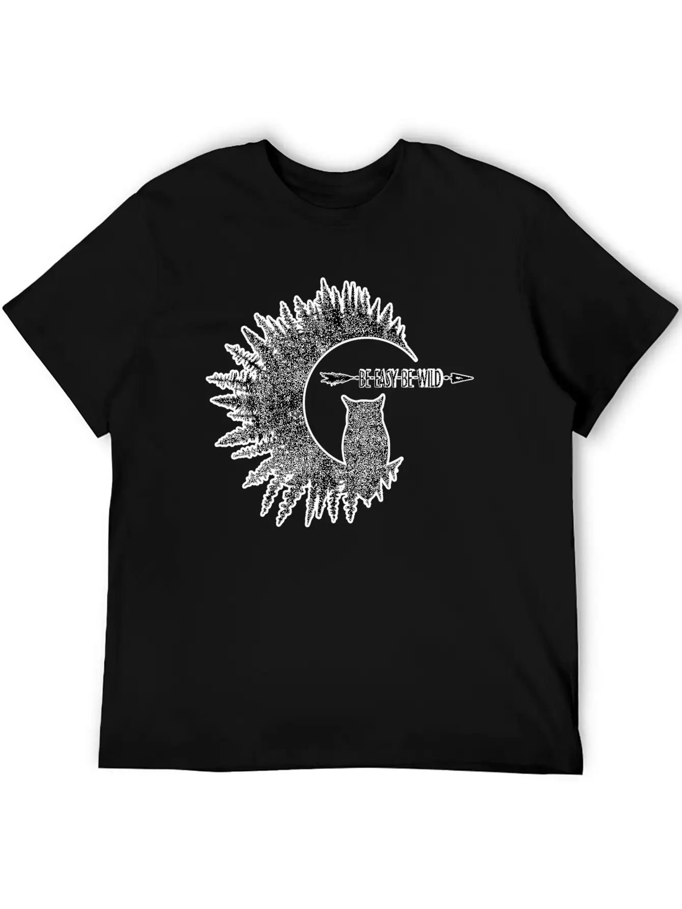Be Easy Be Owl Classic Fit Graphic Tee For Daily Comfort – Unisex Cotton Shirt