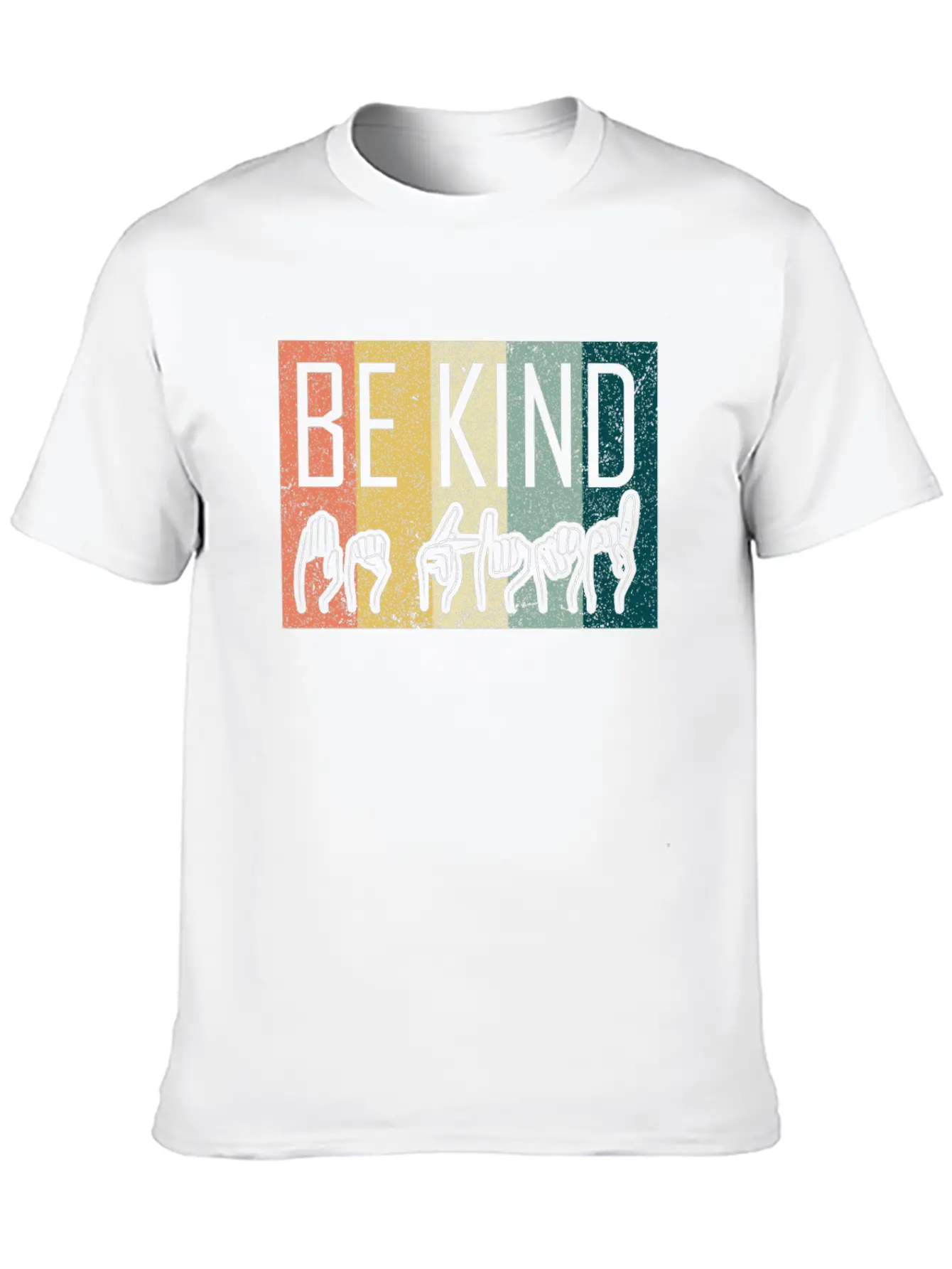 Be Kind ASL Sign Language T-Shirt Alphabet Gift Essential Cotton Tee For Daily Outfits – Unisex Style