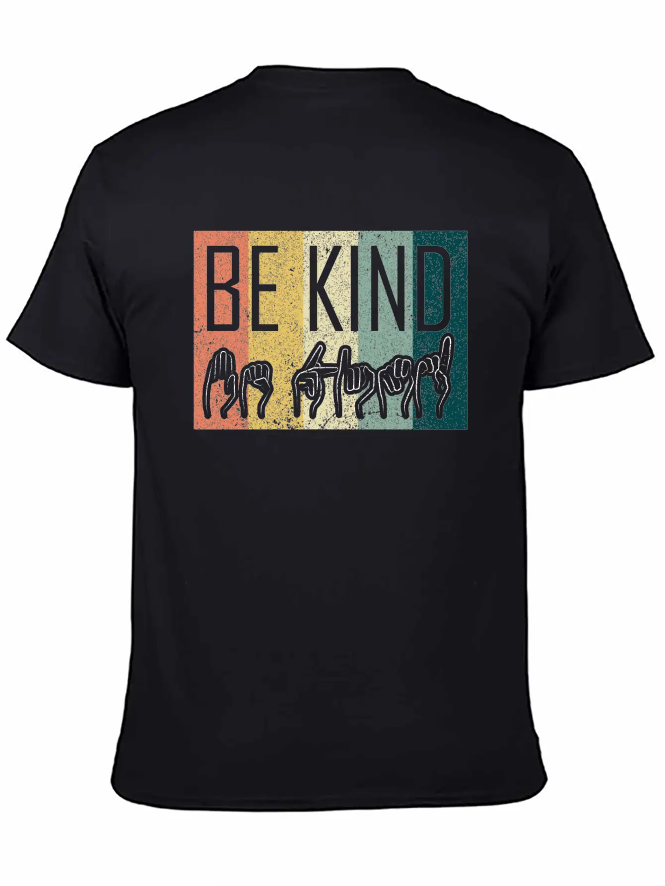 Be Kind ASL Sign Language T-Shirt Alphabet Gift Essential Cotton Tee For Daily Outfits – Unisex Style