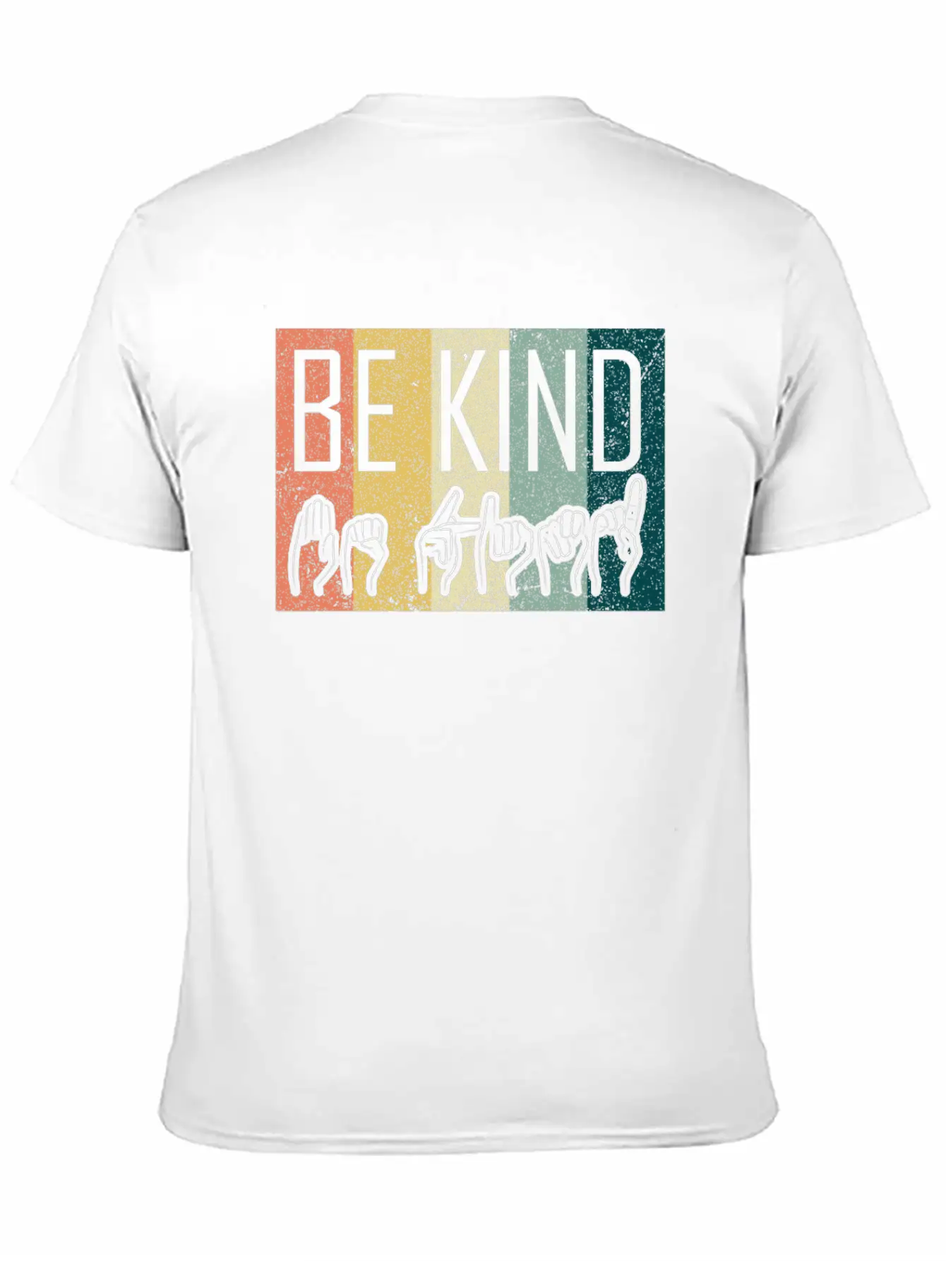 Be Kind ASL Sign Language T-Shirt Alphabet Gift Essential Cotton Tee For Daily Outfits – Unisex Style