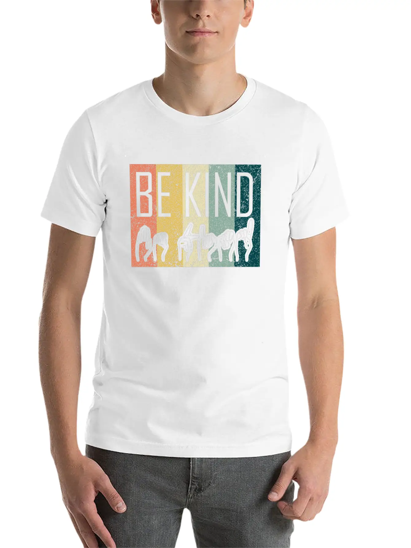 Be Kind ASL Sign Language T-Shirt Alphabet Gift Essential Cotton Tee For Daily Outfits – Unisex Style